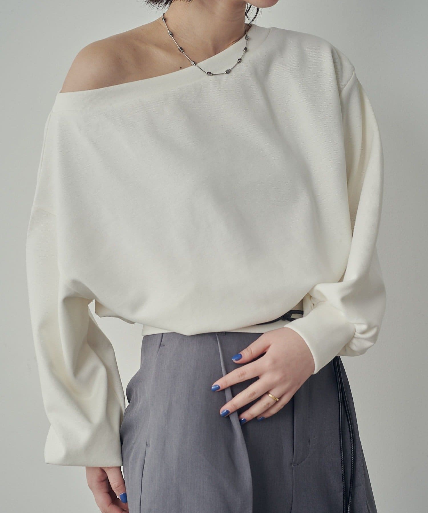 -goocy-(グーシー) 【ステンレス】スキップポイントネックレス