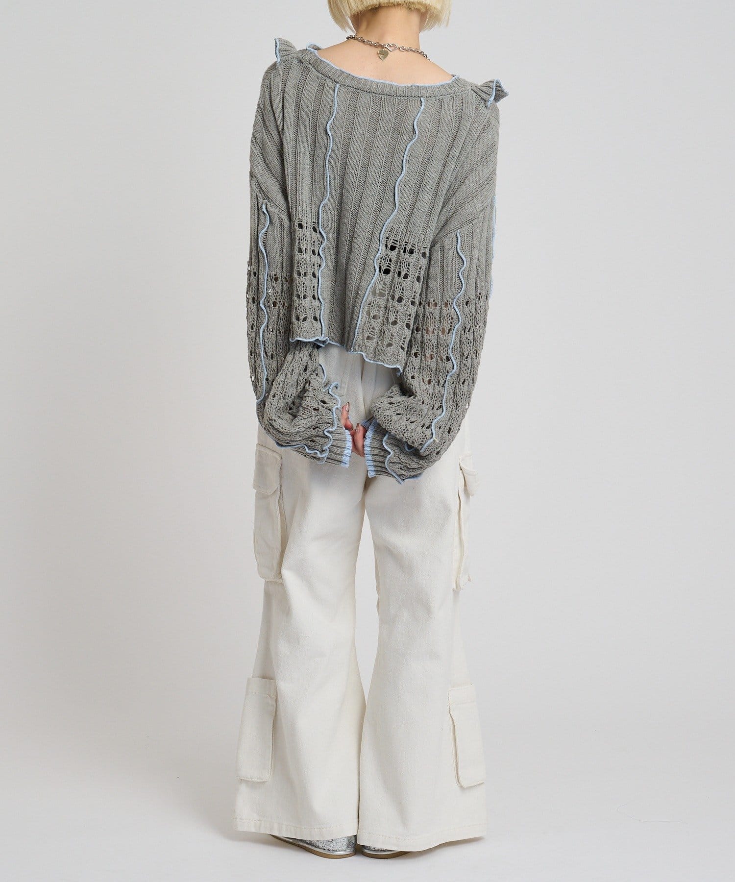 w closet(ダブルクローゼット) ポケットカーゴデニム