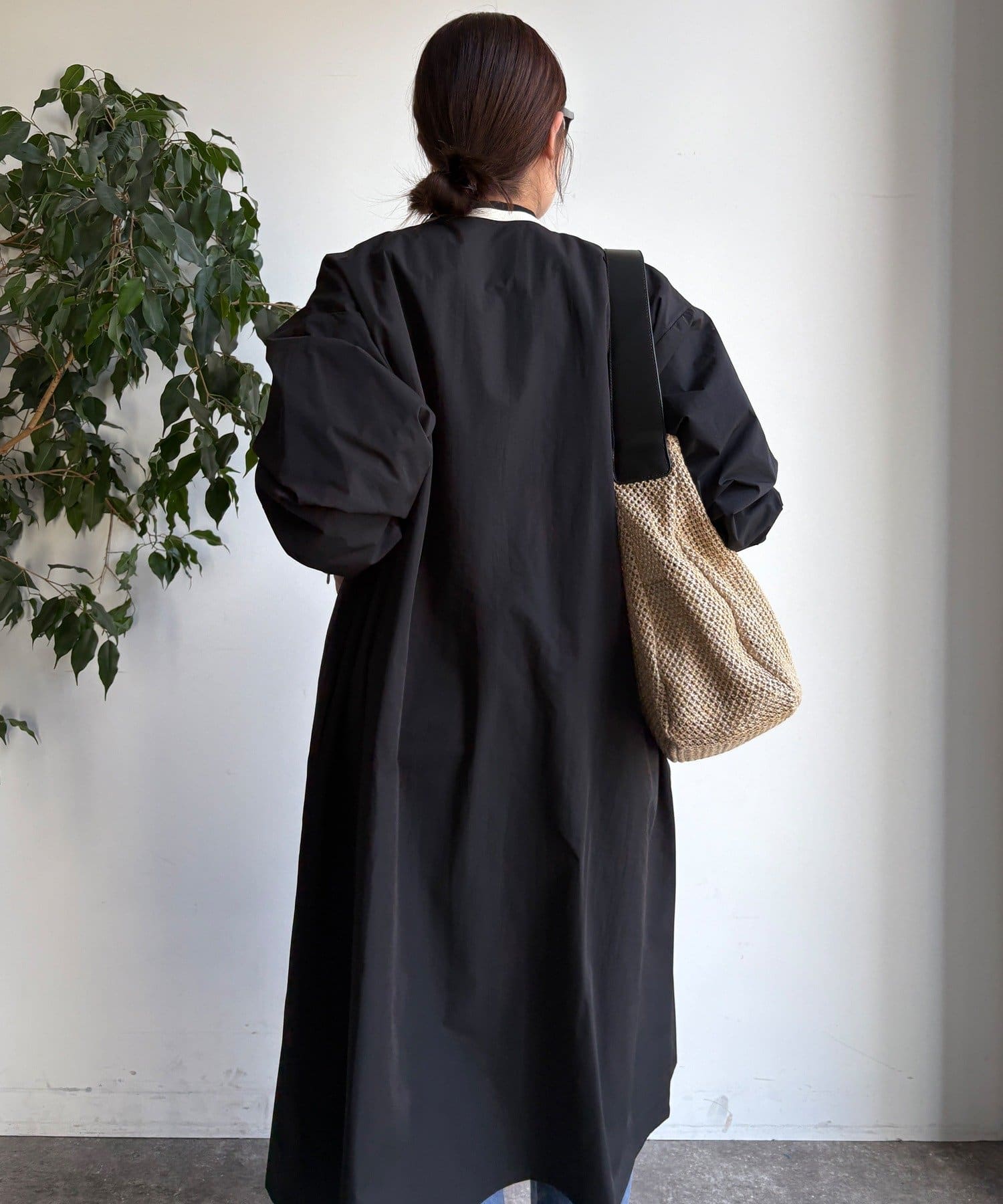 DOUDOU(ドゥドゥ) 袖リブライトコート