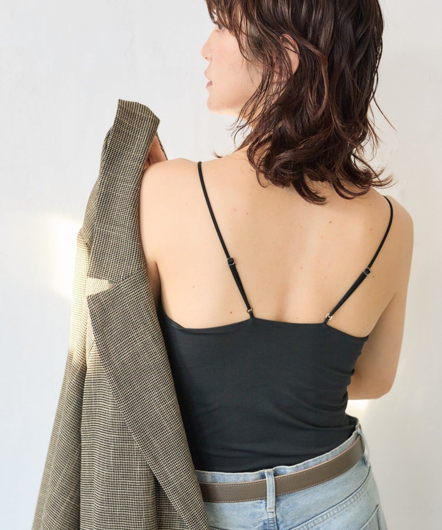 RIVE DROITE(リヴドロワ) 予約【MYSELFbyRD（マイセルフバイリヴドロワ）】Vネックキャミソール