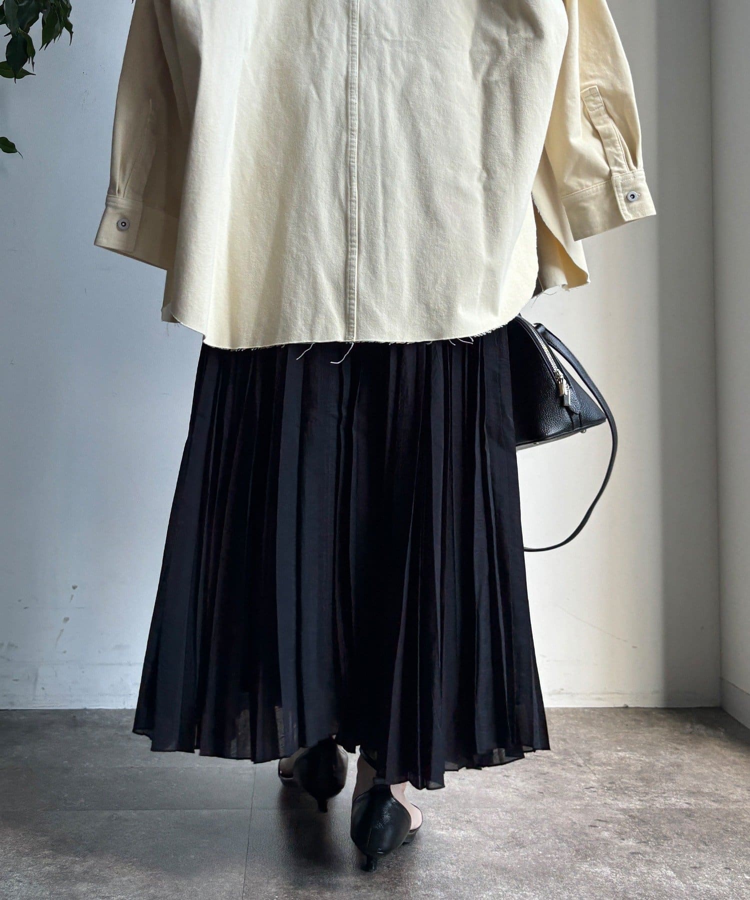 DOUDOU(ドゥドゥ) ランダムプリーツスカート