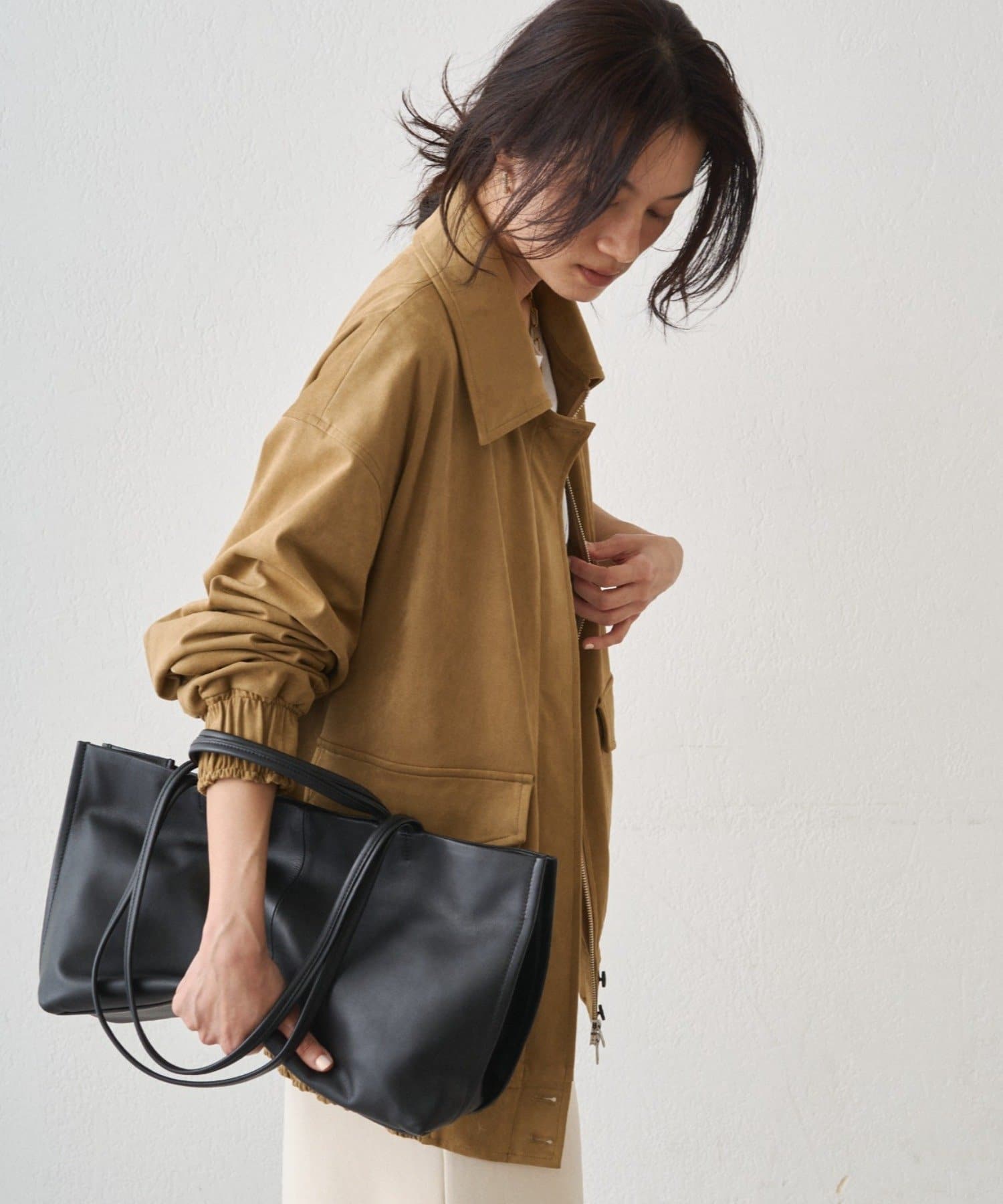 LOUNGEDRESS(ラウンジドレス) フェイクスウェードブルゾン