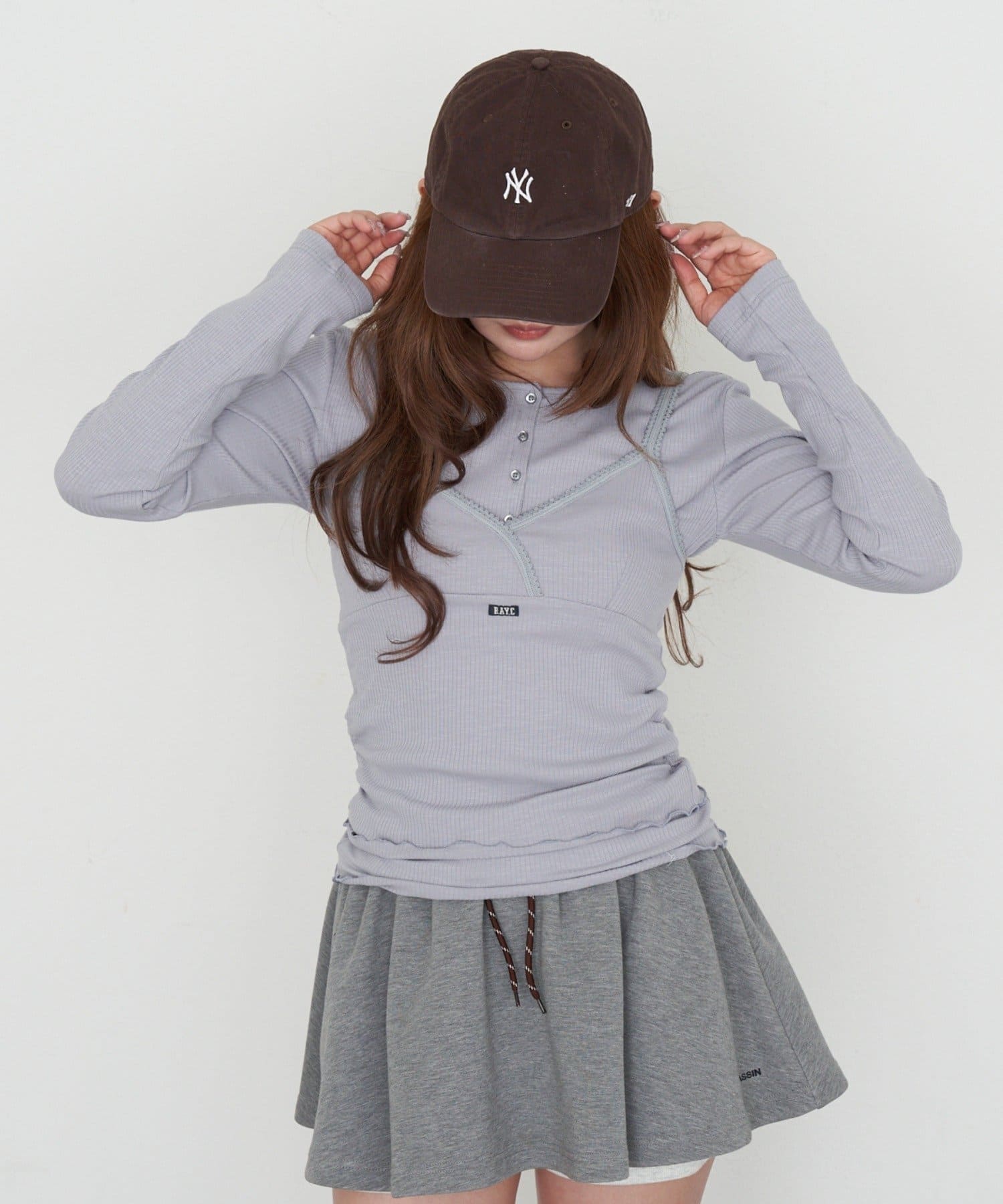 RAY CASSIN(レイカズン) ヘンリーレイヤードカシュクールキャミ