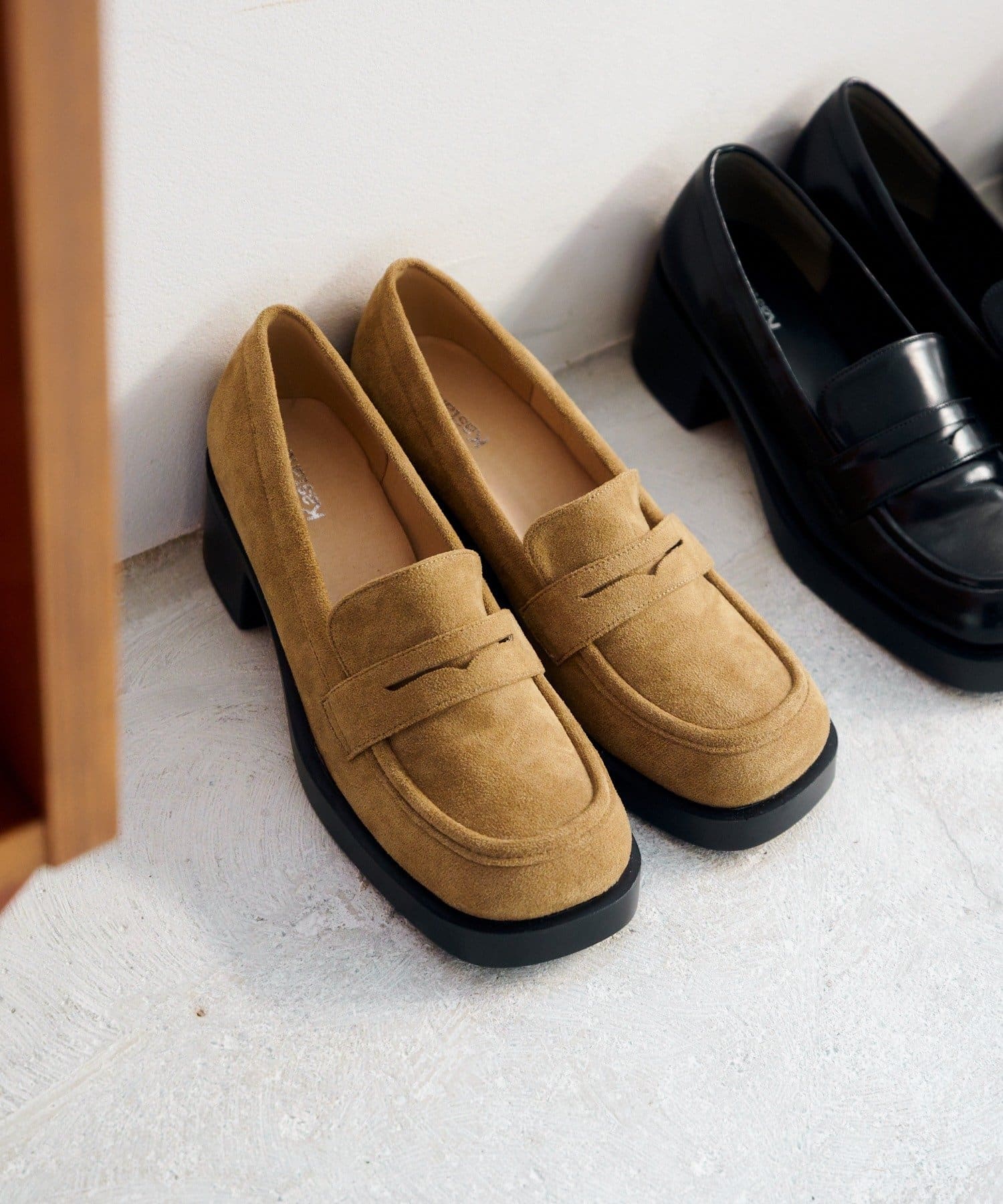 Kastane(カスタネ) 【1.23(金)12:00発売】ヒールローファー