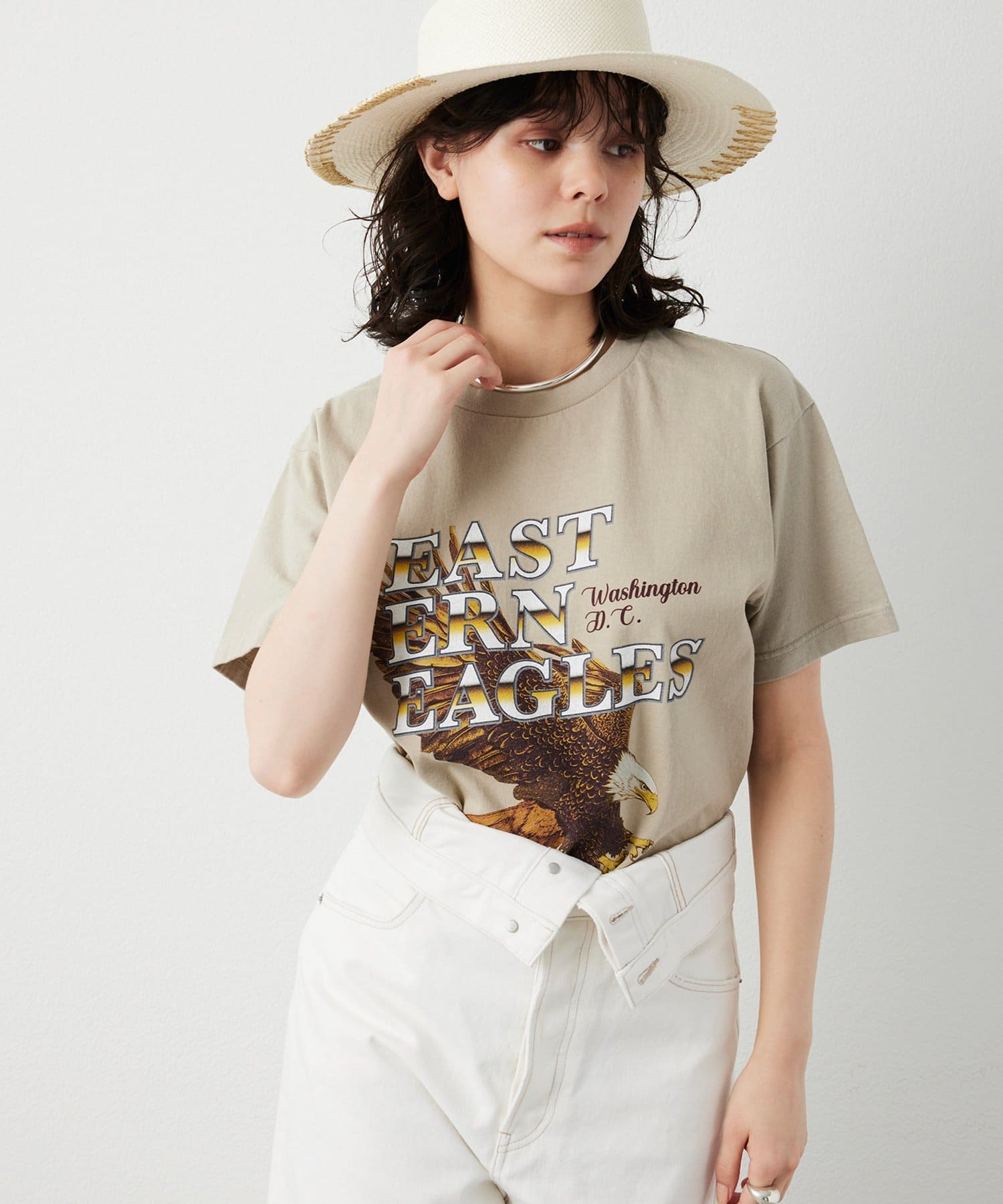 Whim Gazette(ウィム ガゼット) Eagle Tee