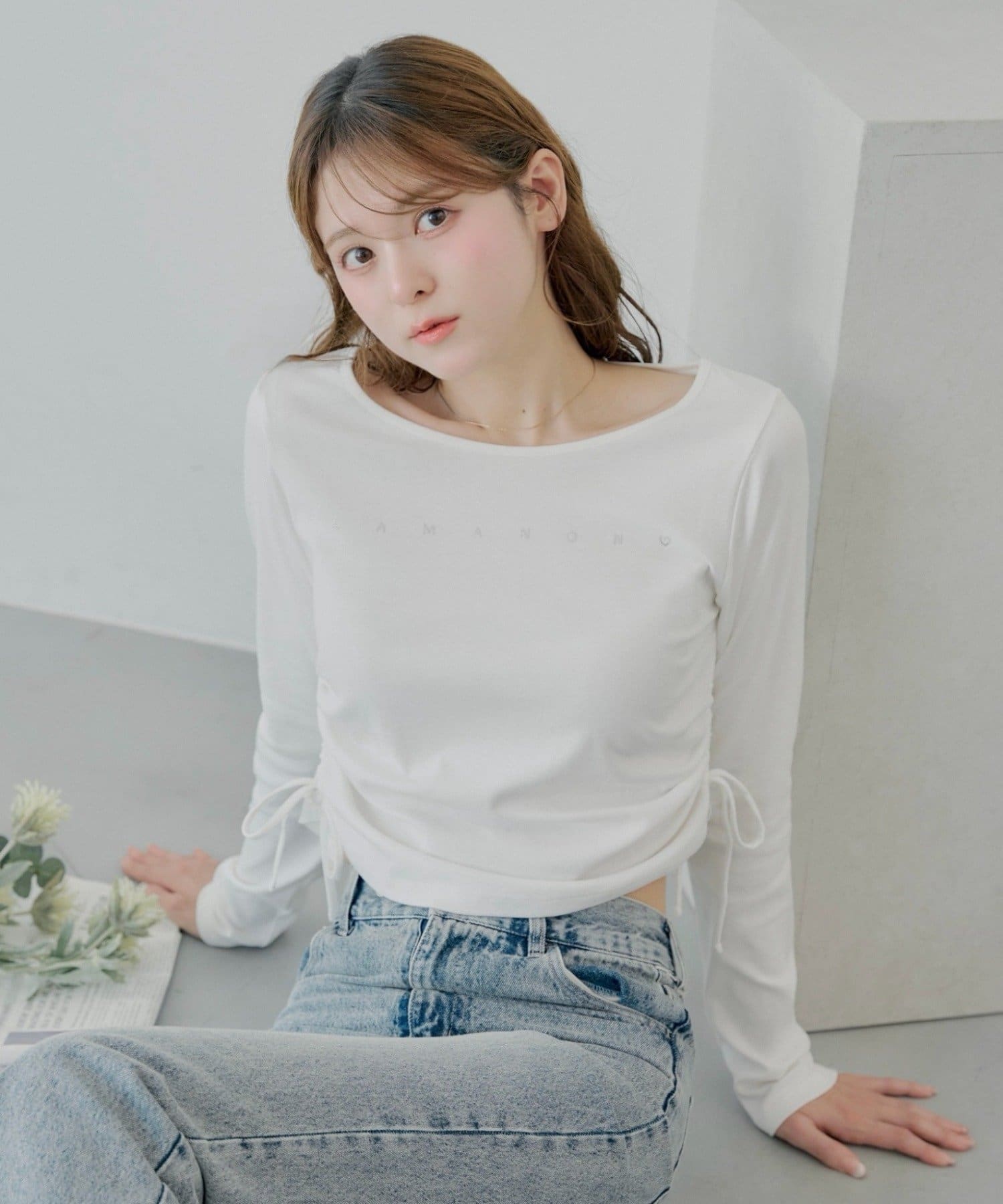 Chico(チコ) ラインストーンロゴロンT