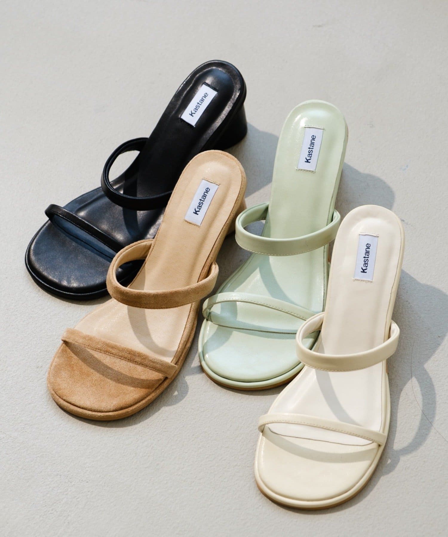 Kastane(カスタネ) 【4/5(日)0:00発売】カラバリサンダル