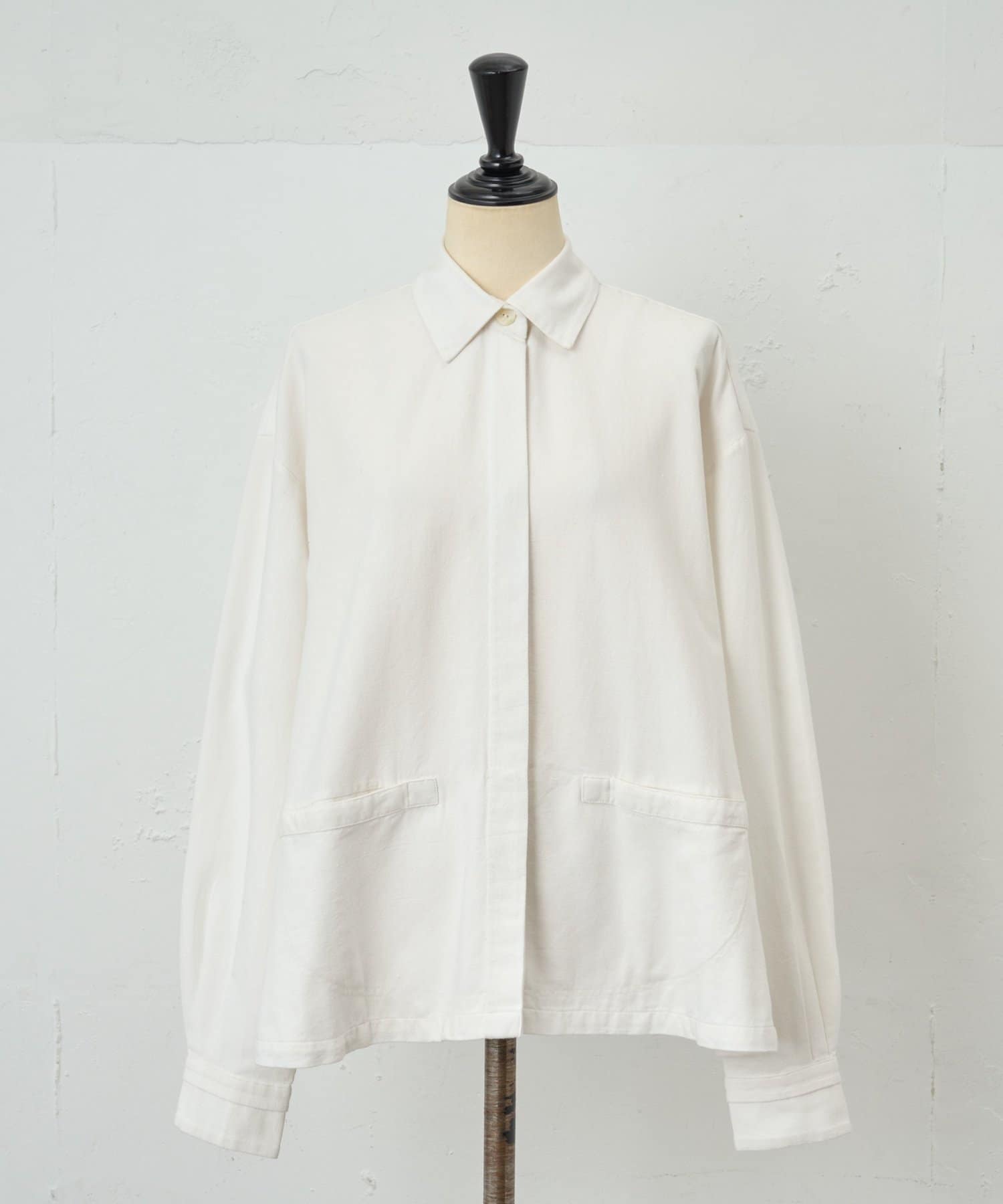 BEARDSLEY(ビアズリー) 《KHADI&CO》比翼コットンシャツ