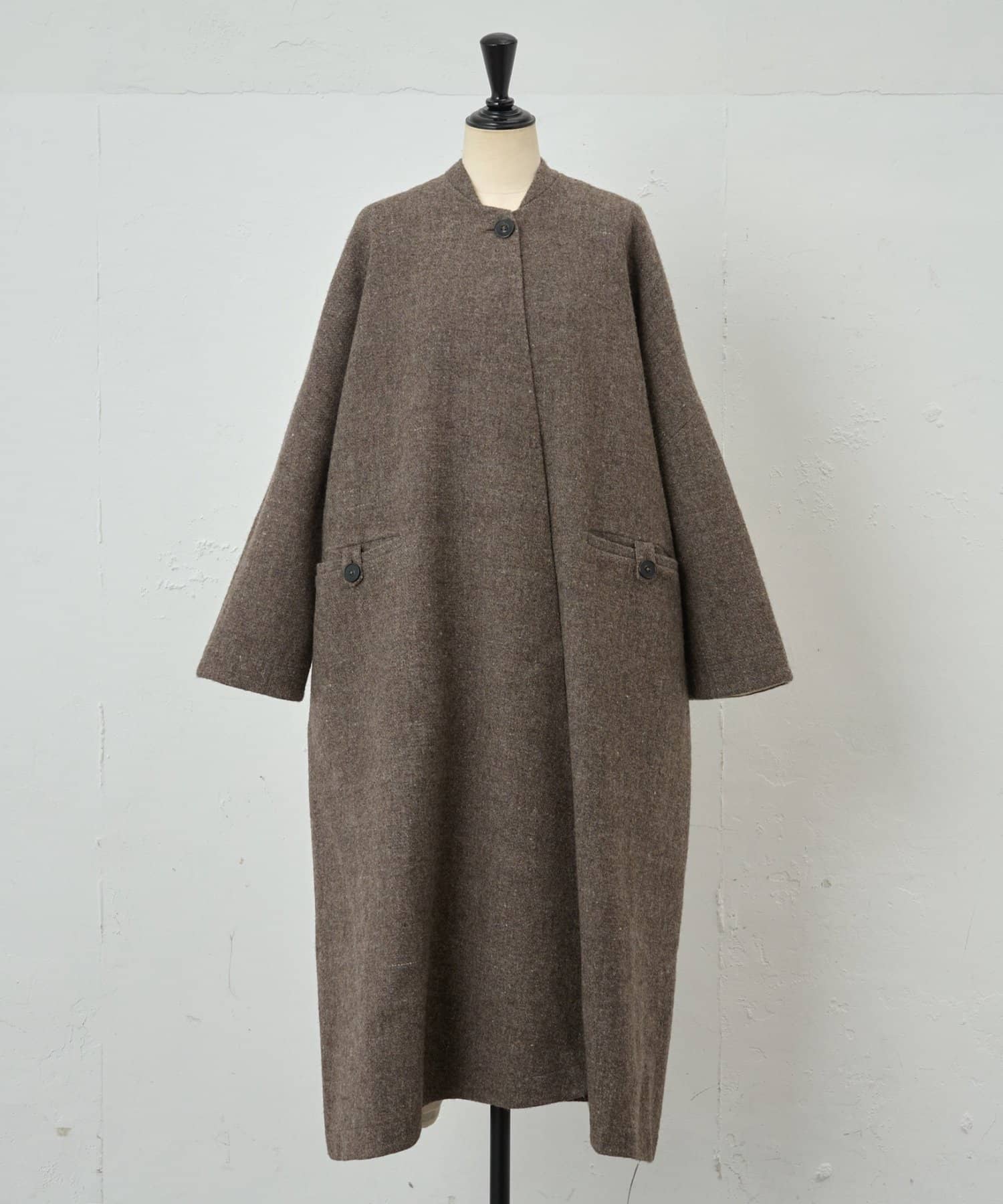 BEARDSLEY(ビアズリー) 《KHADI&CO》ショールカラーロングコート