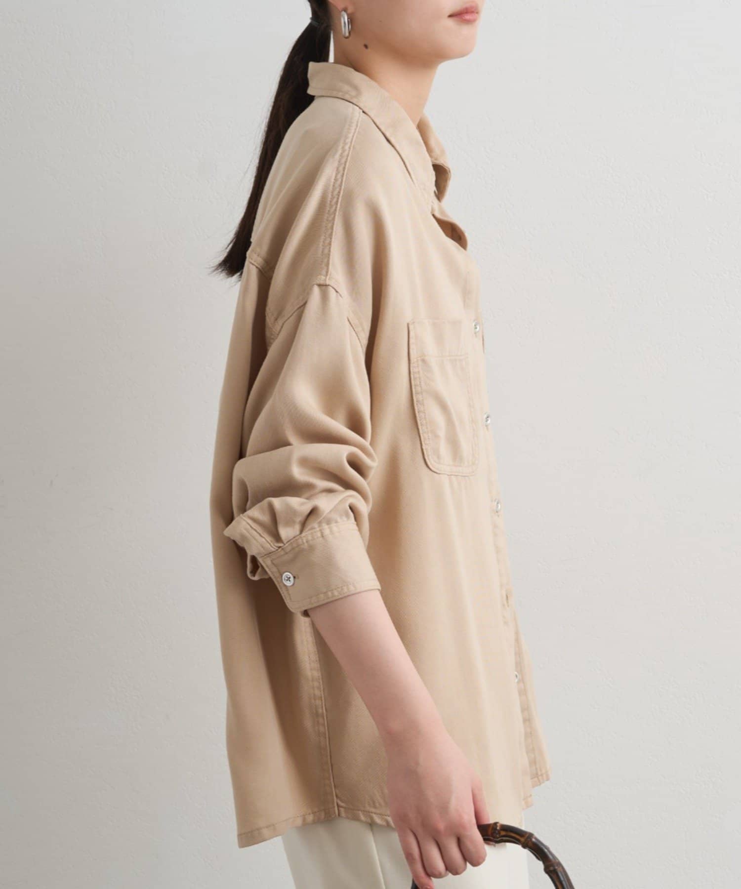 LOUNGEDRESS(ラウンジドレス) フルイドデニムシャツ