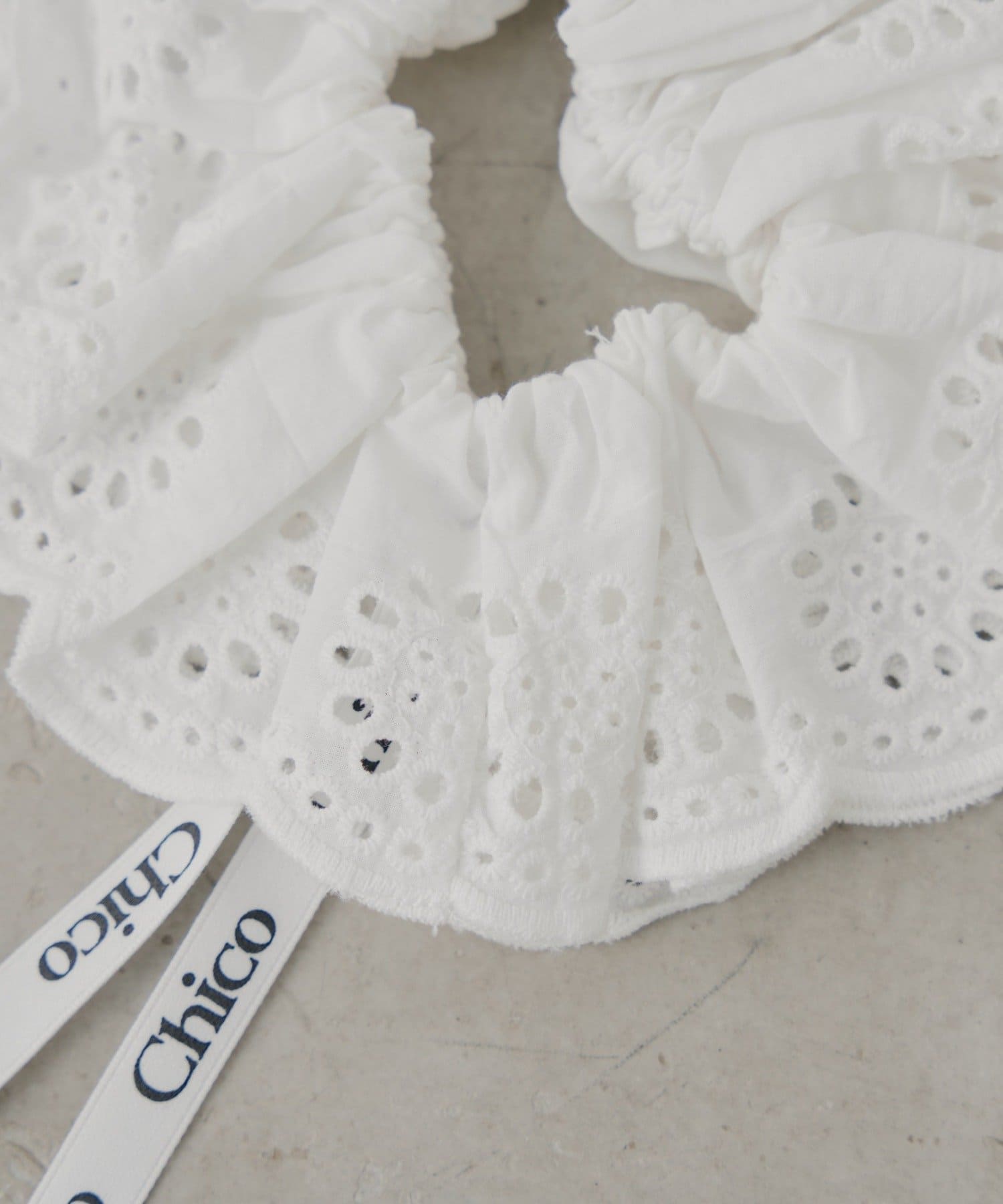 Chico(チコ) コットンレースBIGシュシュ