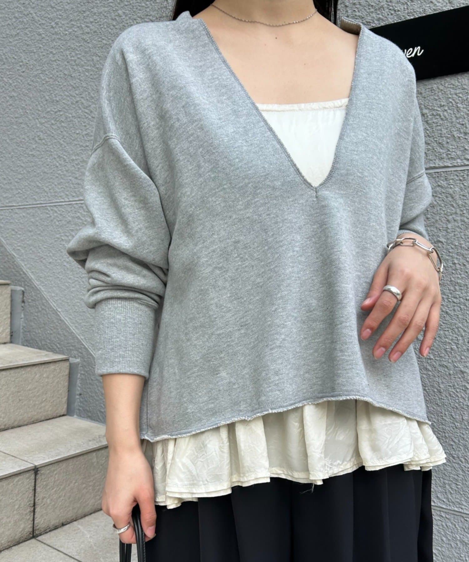 BEARDSLEY(ビアズリー) 1/24(土)11：00予約《FRIPIER》フカVカットオフトレーナー