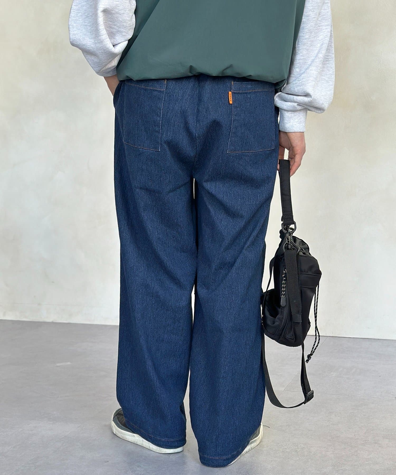 CPCM(シーピーシーエム) ストレッチツイルニータックパンツ