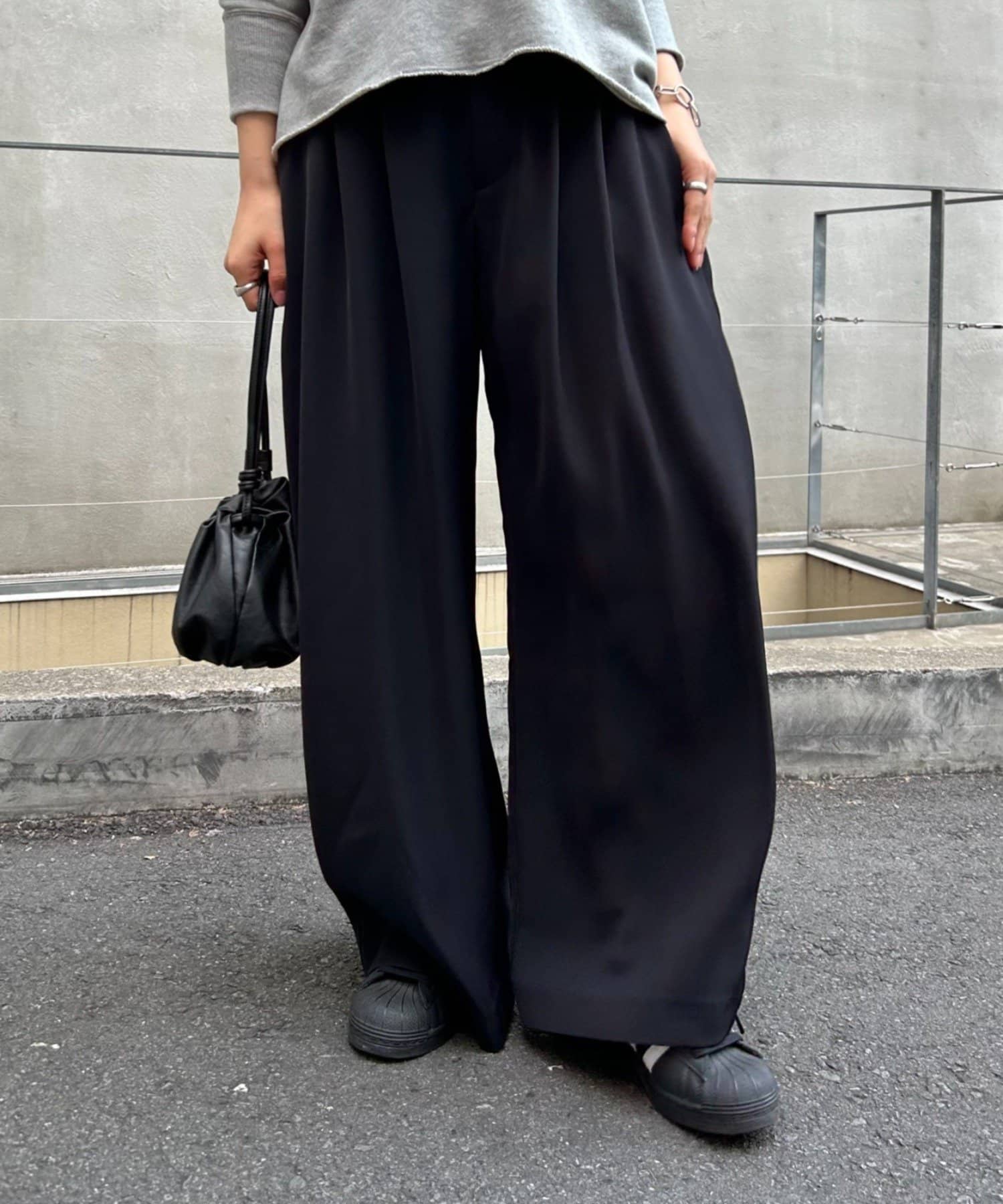 BEARDSLEY(ビアズリー) 1/24(土)11：00予約《FRIPIER》ワイドタックパンツ