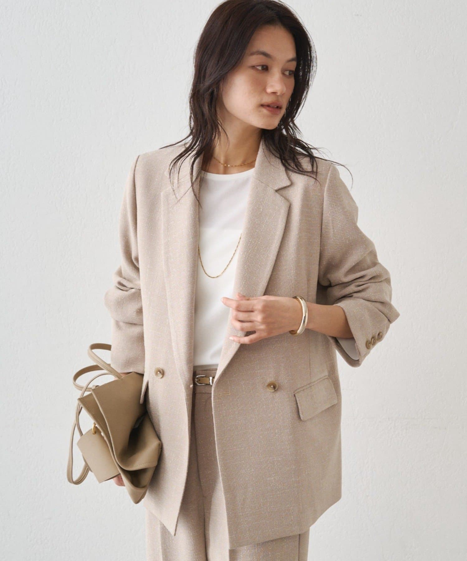 LOUNGEDRESS(ラウンジドレス) 【Atelier N5/アトリエヌメロサンク】ツイードWジャケット