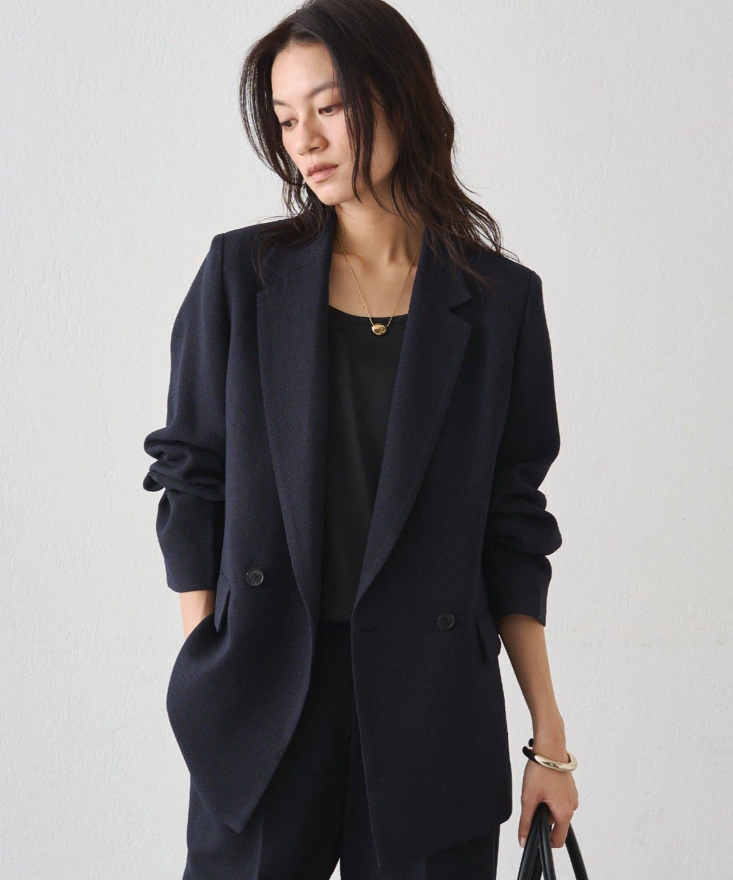 LOUNGEDRESS(ラウンジドレス) 【Atelier N5/アトリエヌメロサンク】ツイードWジャケット