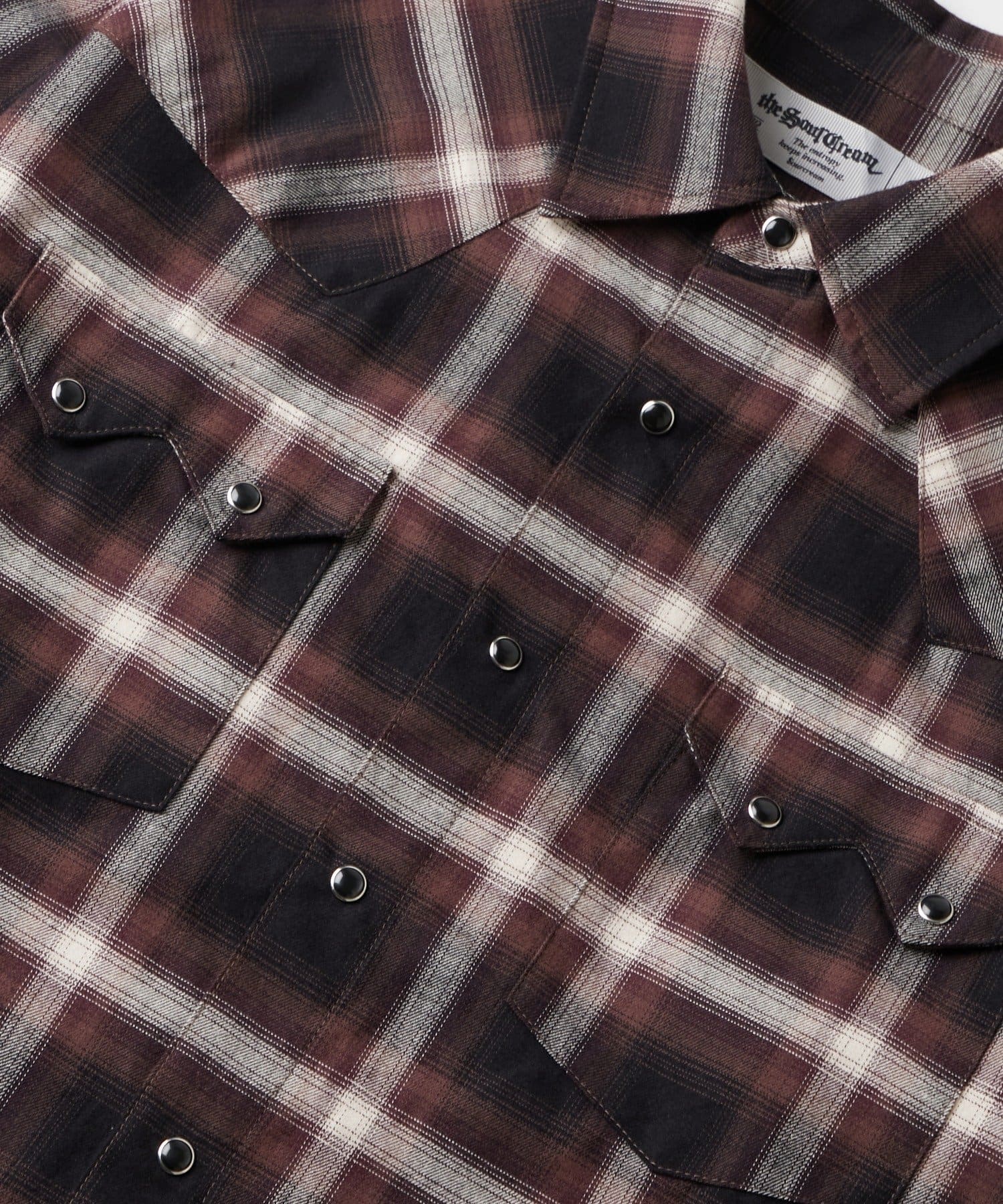 WHO’S WHO gallery(フーズフーギャラリー) Sourcreamウエスタンオンブレチェックシャツ