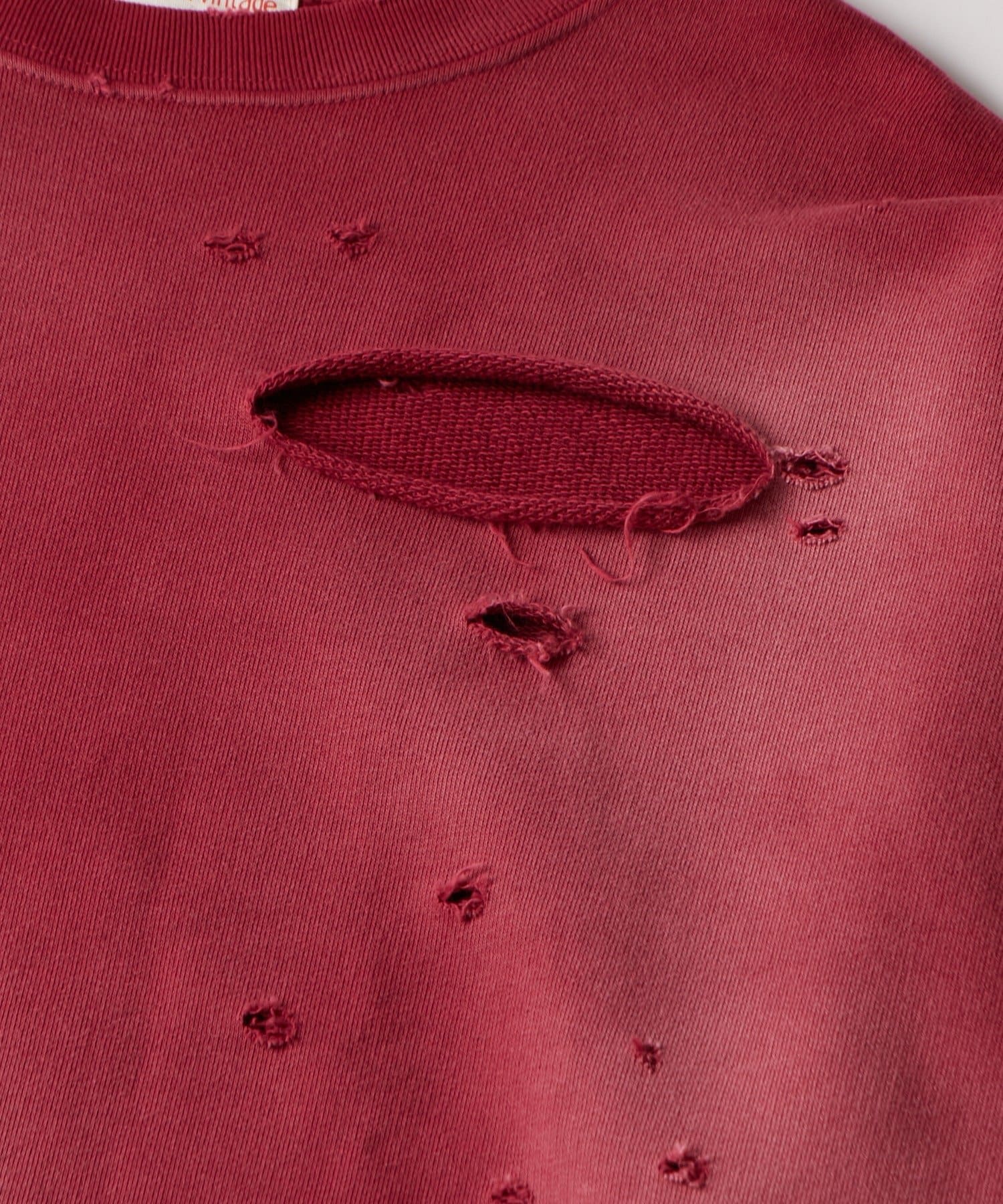 WHO’S WHO gallery(フーズフーギャラリー) 【FromVintage】ダメージスウェット