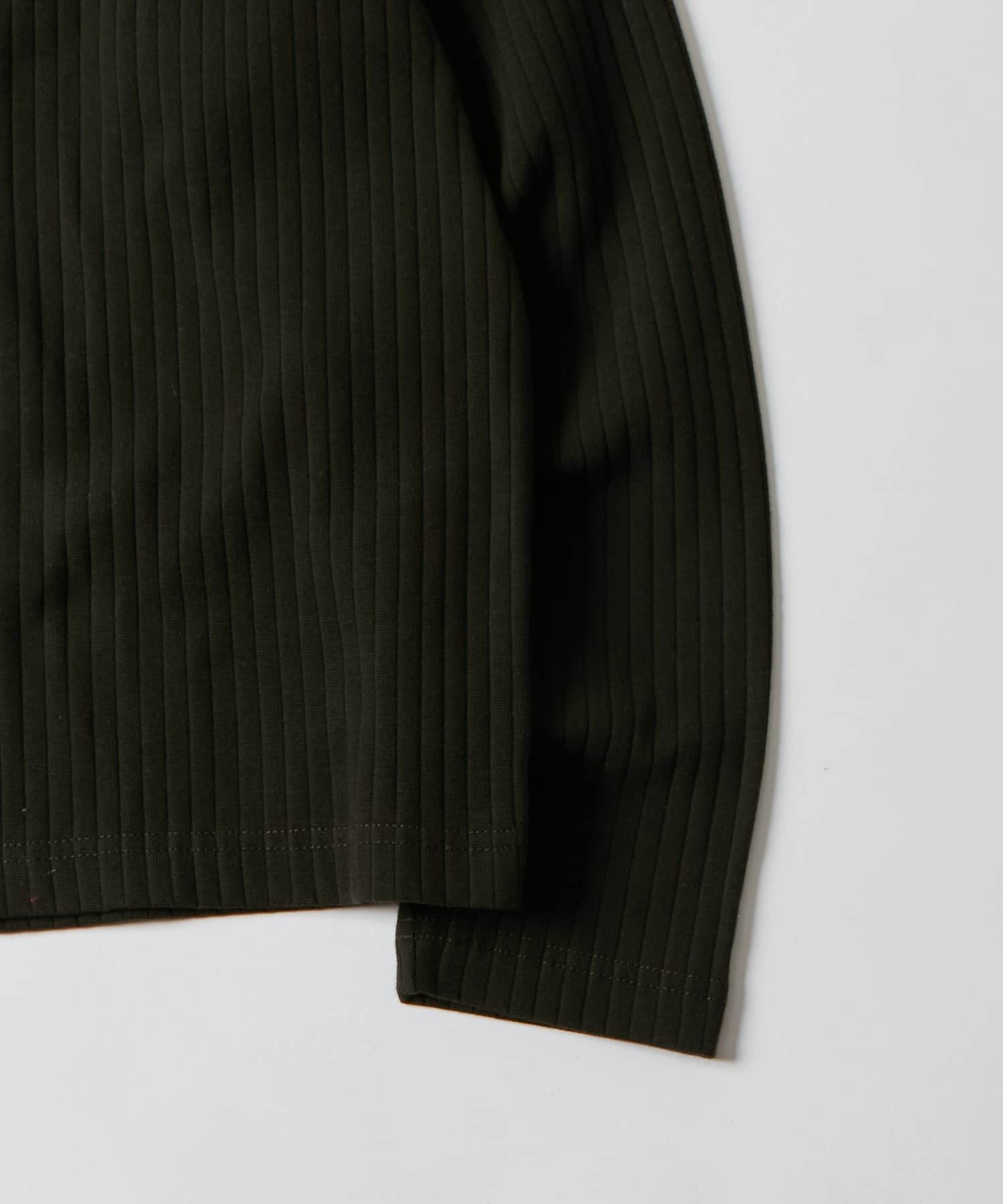 WHO’S WHO gallery(フーズフーギャラリー) 【Sourcream】 PEARL RIBBED HENLEY TOP