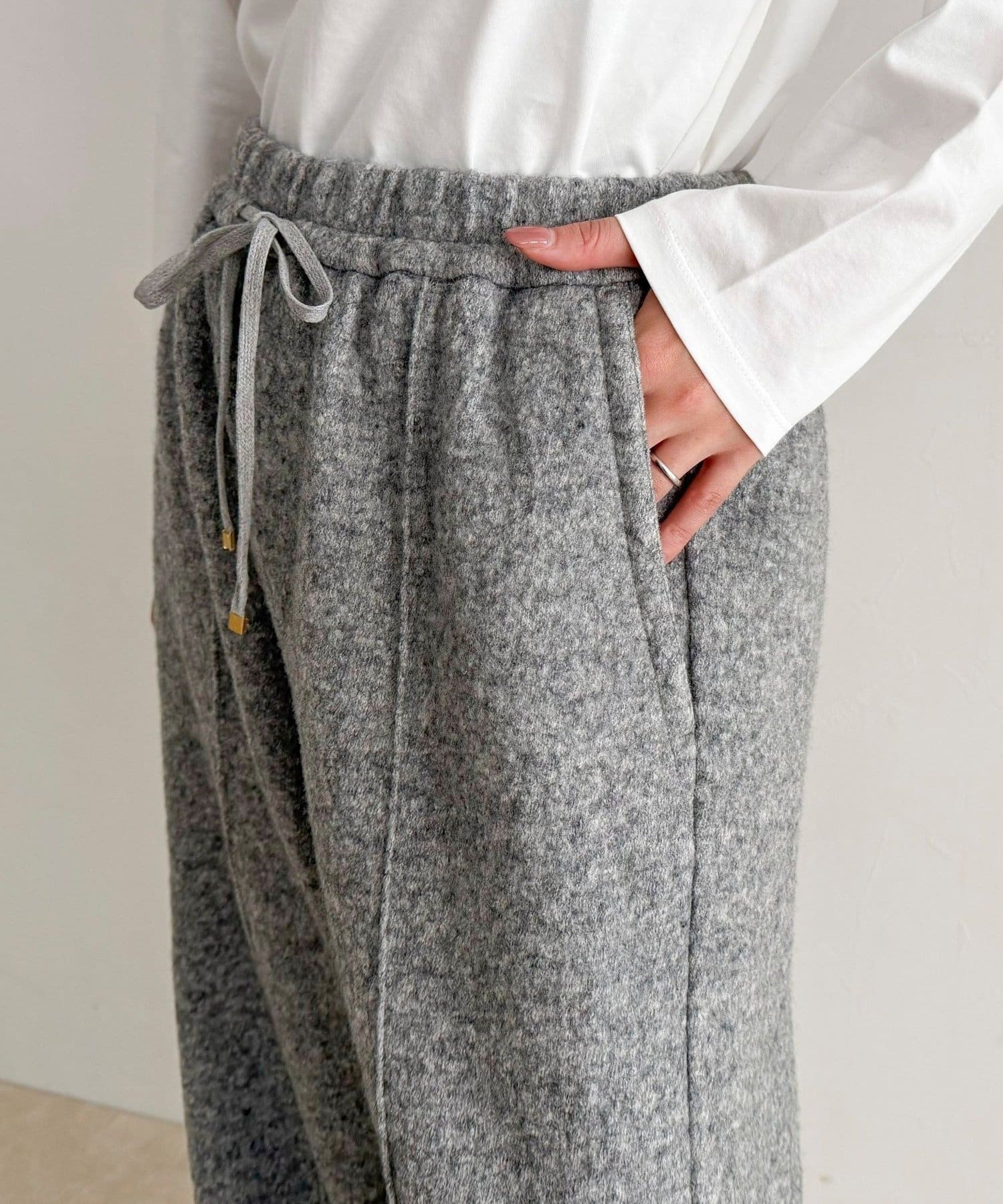 FREDY & GLOSTER(フレディ アンド グロスター) ブークレーウールイージーパンツ