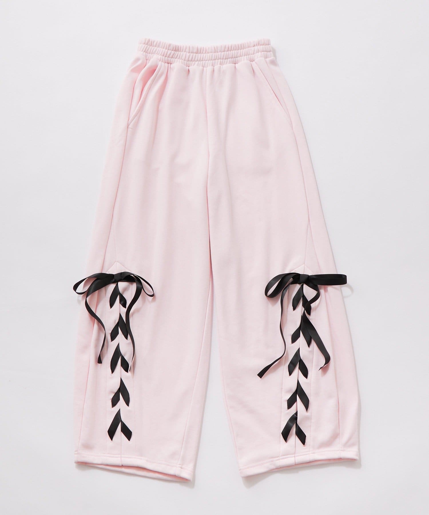 OLIVE des OLIVE(オリーブ デ オリーブ) レースアップバレルレッグパンツ