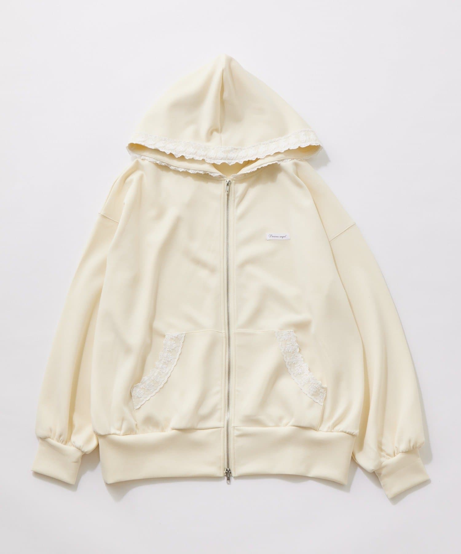 OLIVE des OLIVE(オリーブ デ オリーブ) タグ付きレースパーカー