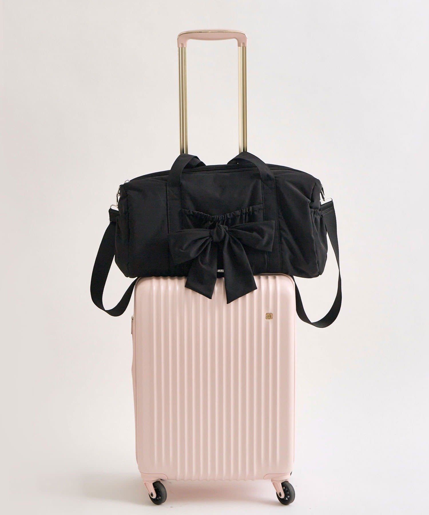 OLIVE des OLIVE(オリーブ デ オリーブ) BIGリボンキャリーオンボストンバッグ