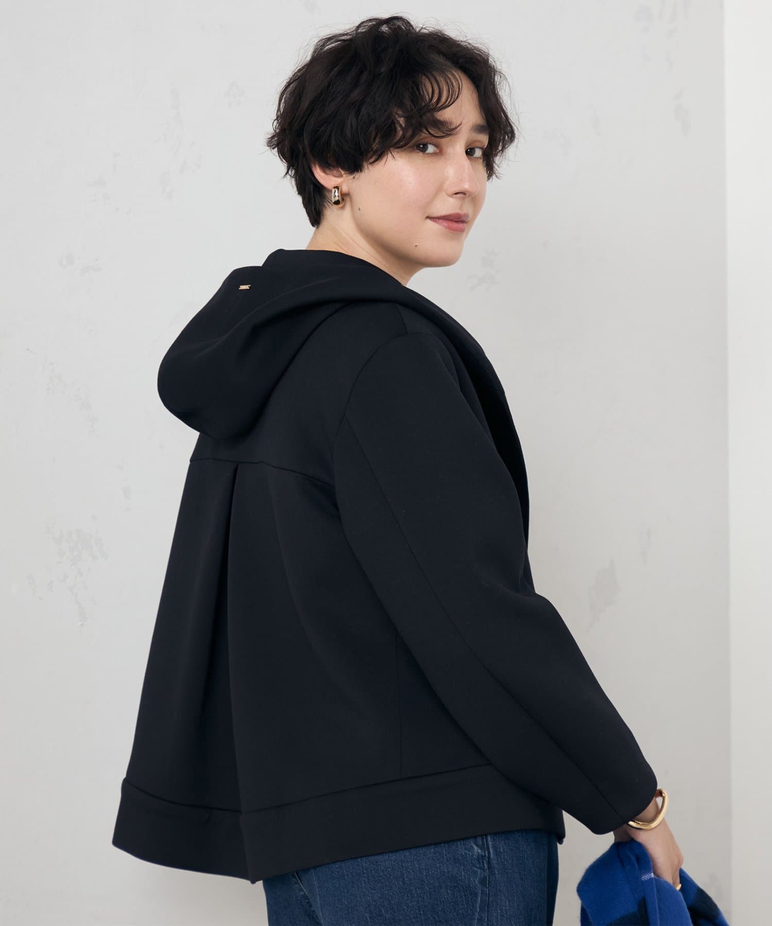 NOLLEY'S(ノーリーズ) 【追加】ウォッシャブルエアボールフードブルゾン