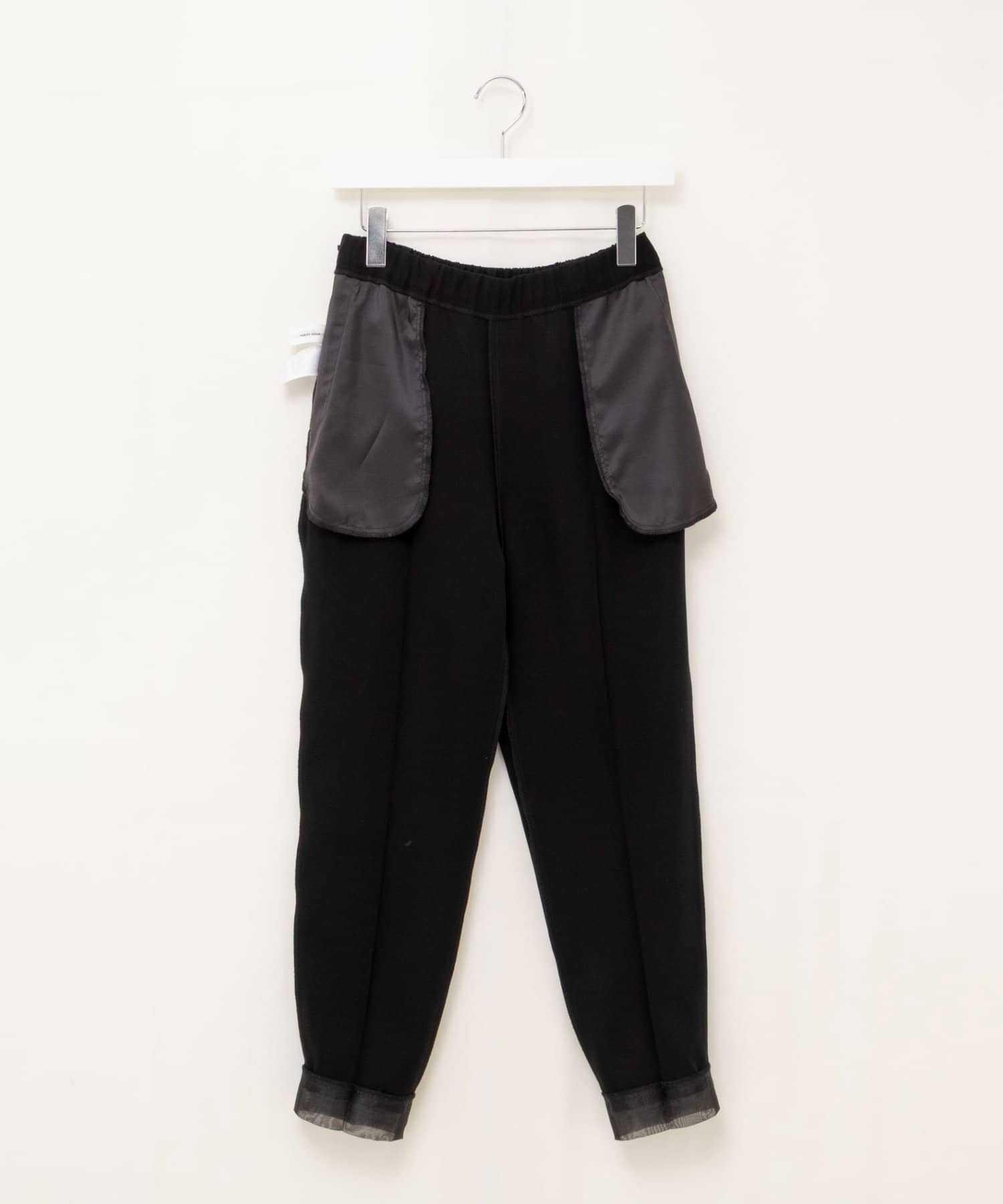 NOLLEY'S(ノーリーズ) 《セットアップ対応》ウォッシャブルダブルクロススリムパンツ