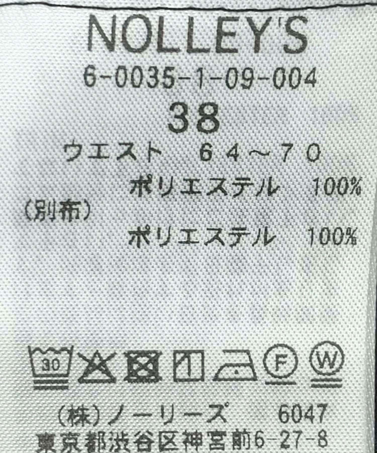 NOLLEY'S(ノーリーズ) 《セットアップ対応》ウォッシャブルダブルクロススリムパンツ