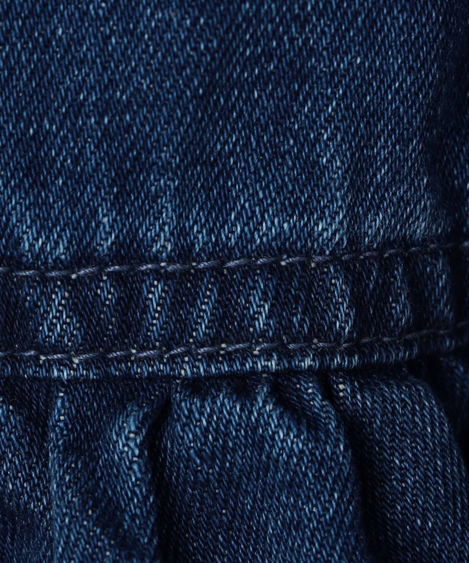 NOLLEY'S(ノーリーズ) 【RM denim】裾フリルショート丈Gジャン