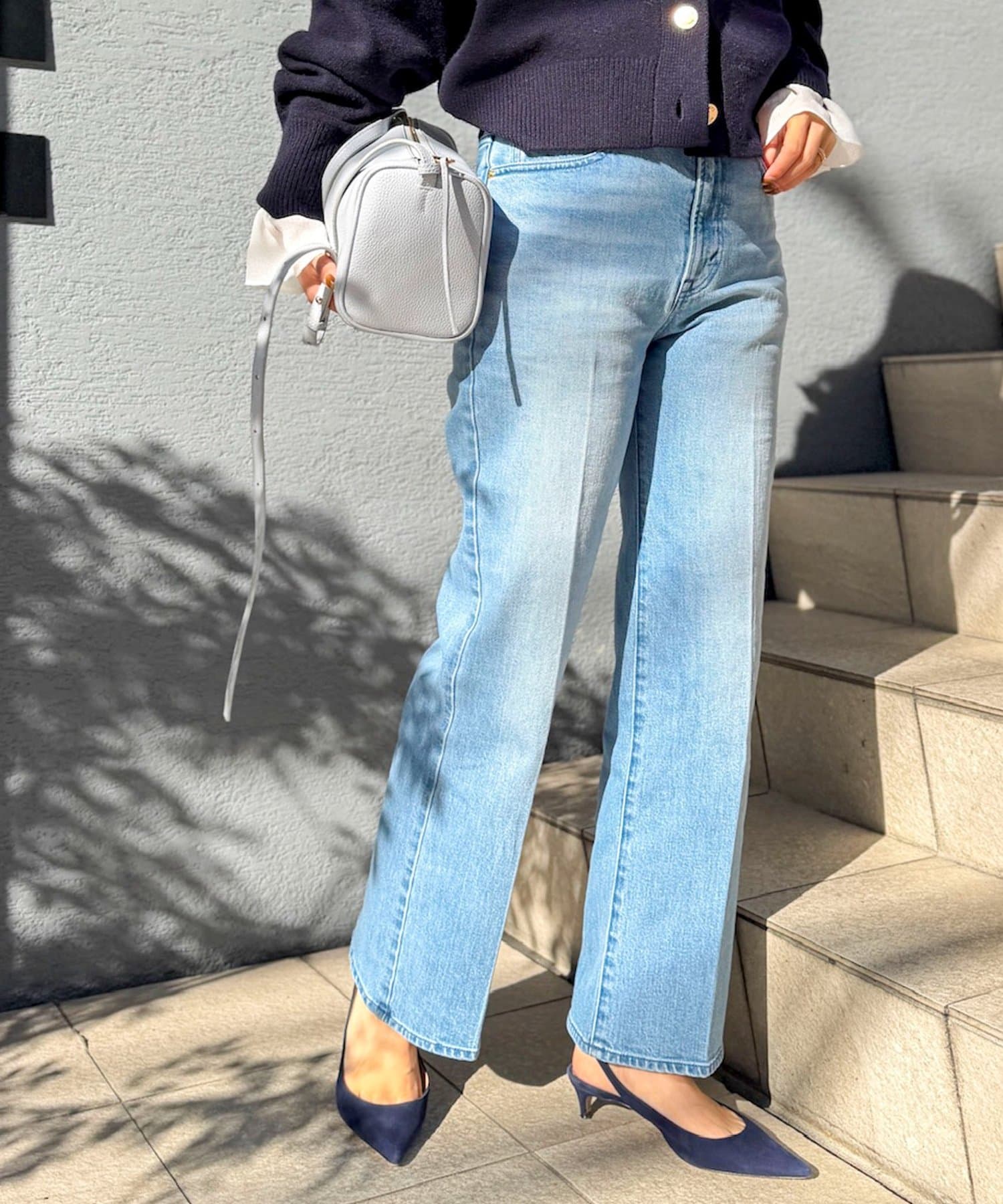 NOLLEY'S(ノーリーズ) 【RM denim】センタープレスデニム