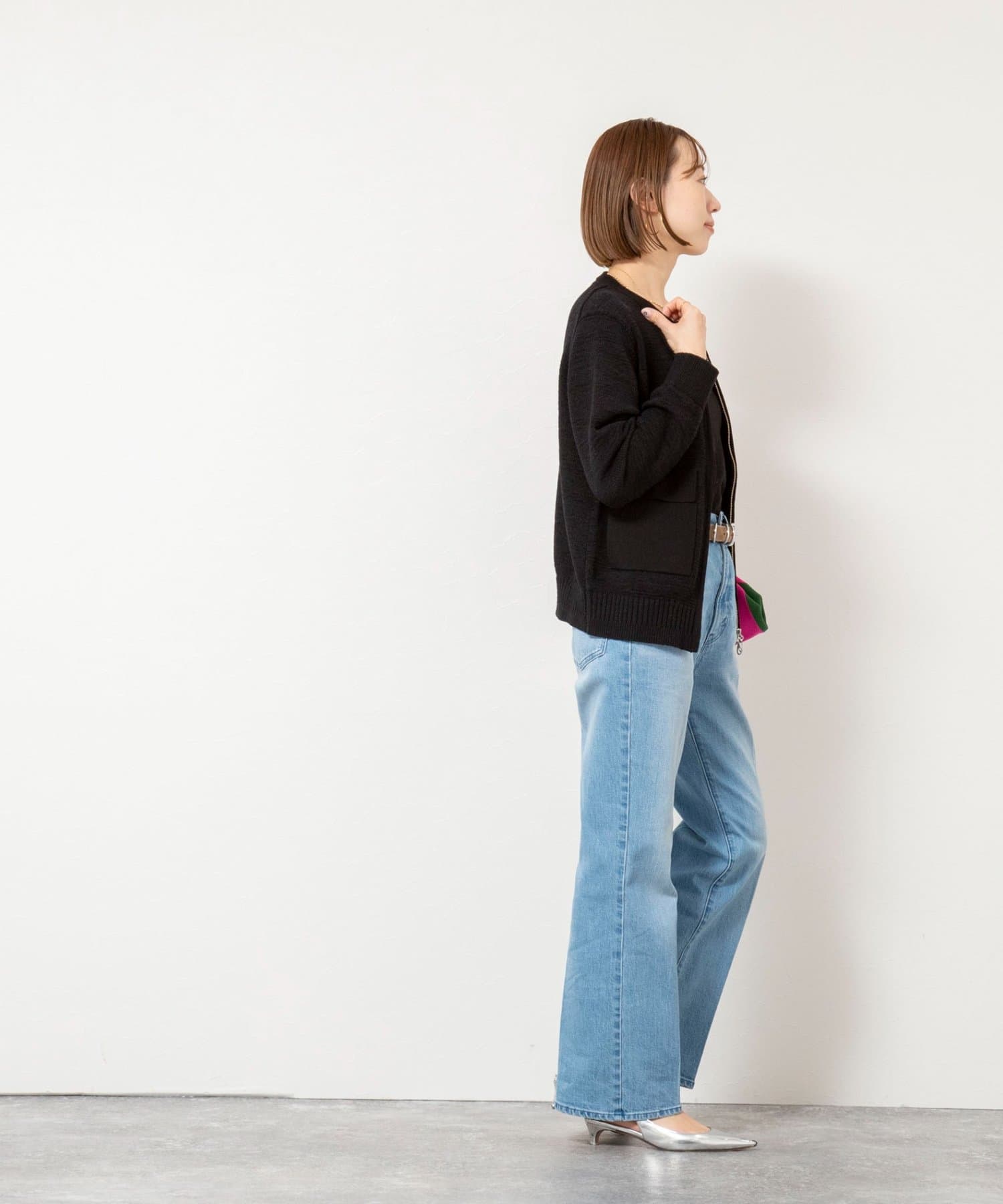 NOLLEY'S(ノーリーズ) 【RM denim】センタープレスデニム