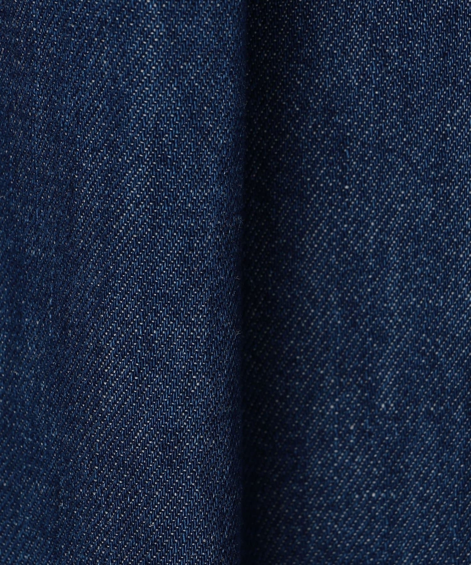 NOLLEY'S(ノーリーズ) 【RM denim】リネン混ラップワイドパンツ