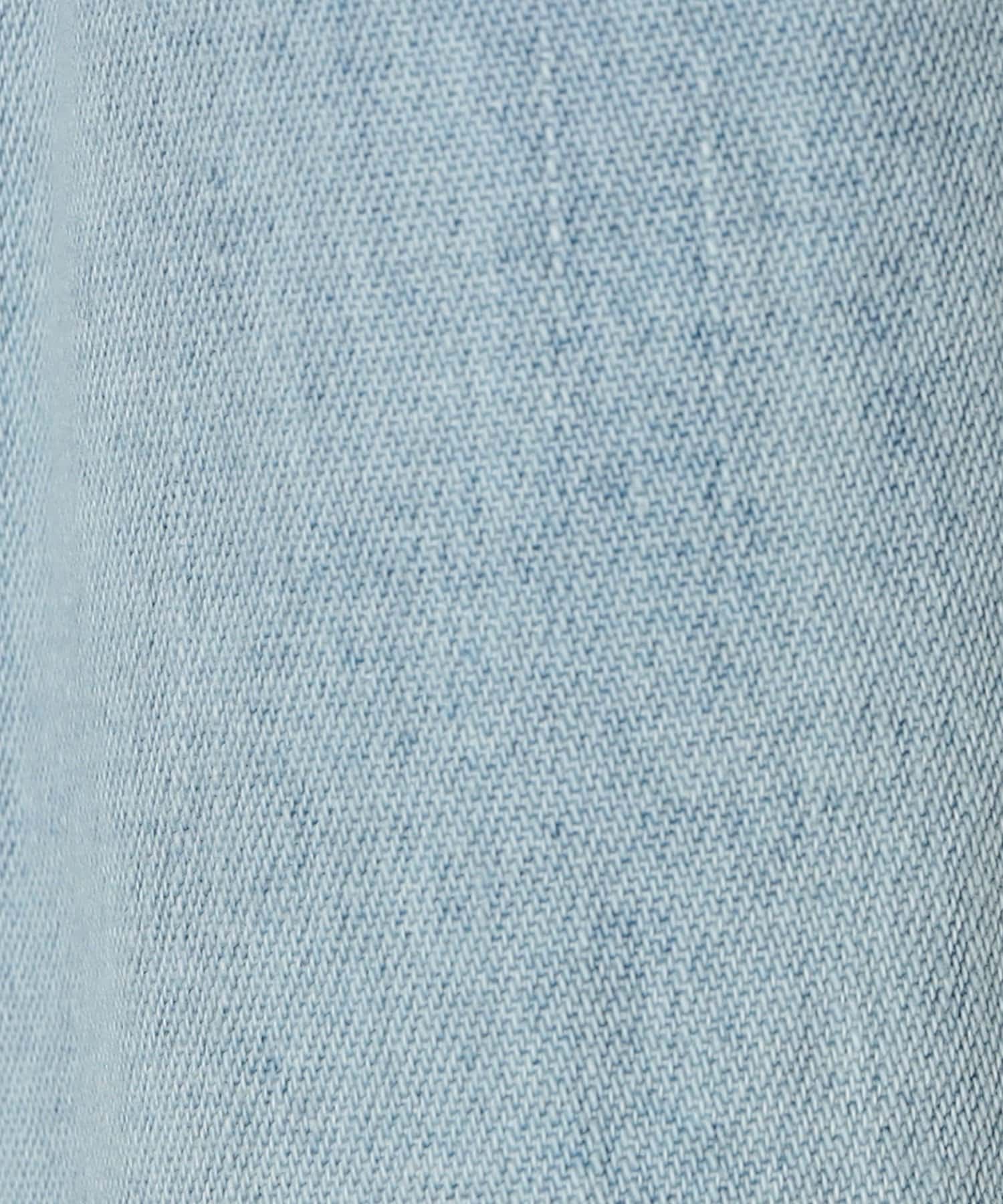 NOLLEY'S(ノーリーズ) 【RM denim】ラッフルスリーブデニムブラウス