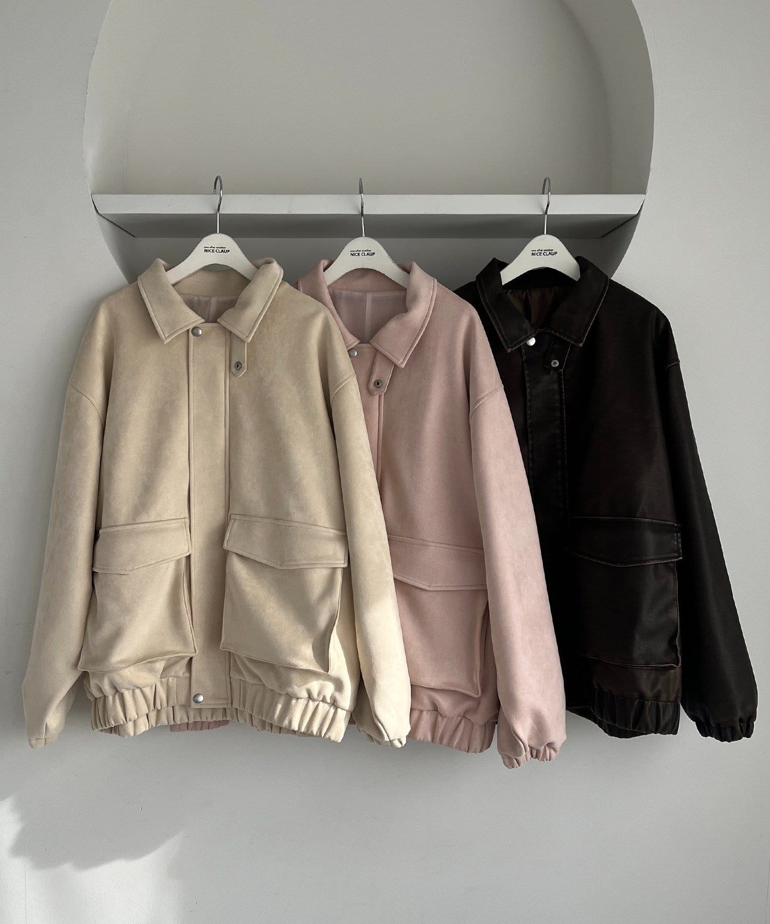 one after another NICE CLAUP(ワンアフターアナザー ナイスクラップ) フェイクレザージャケット