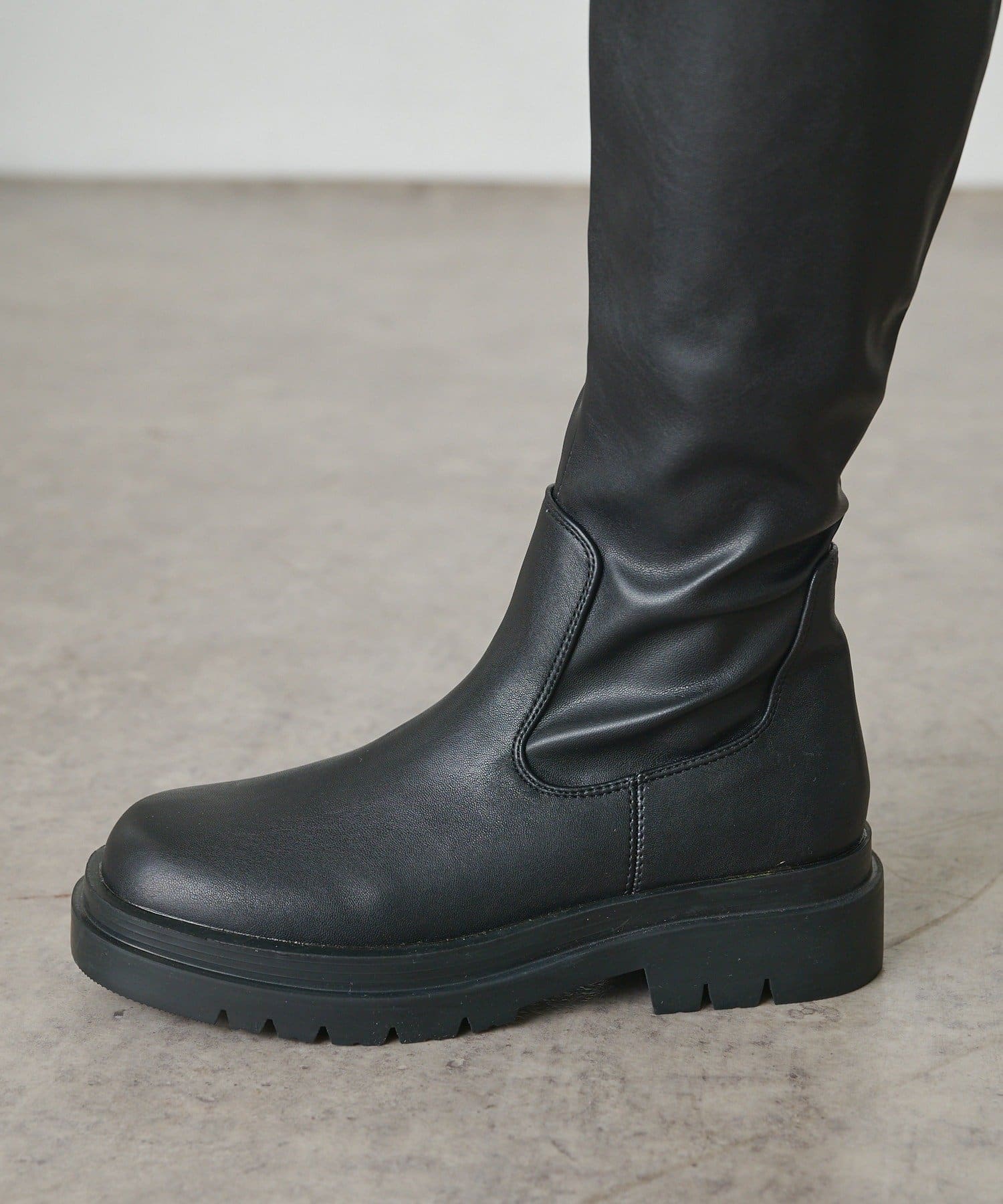 NICE CLAUP / OLIVE des OLIVE OUTLET(ナイスクラップ  / オリーブ デ オリーブ アウトレット) 【PUAL CE CIN】ロングブーツ