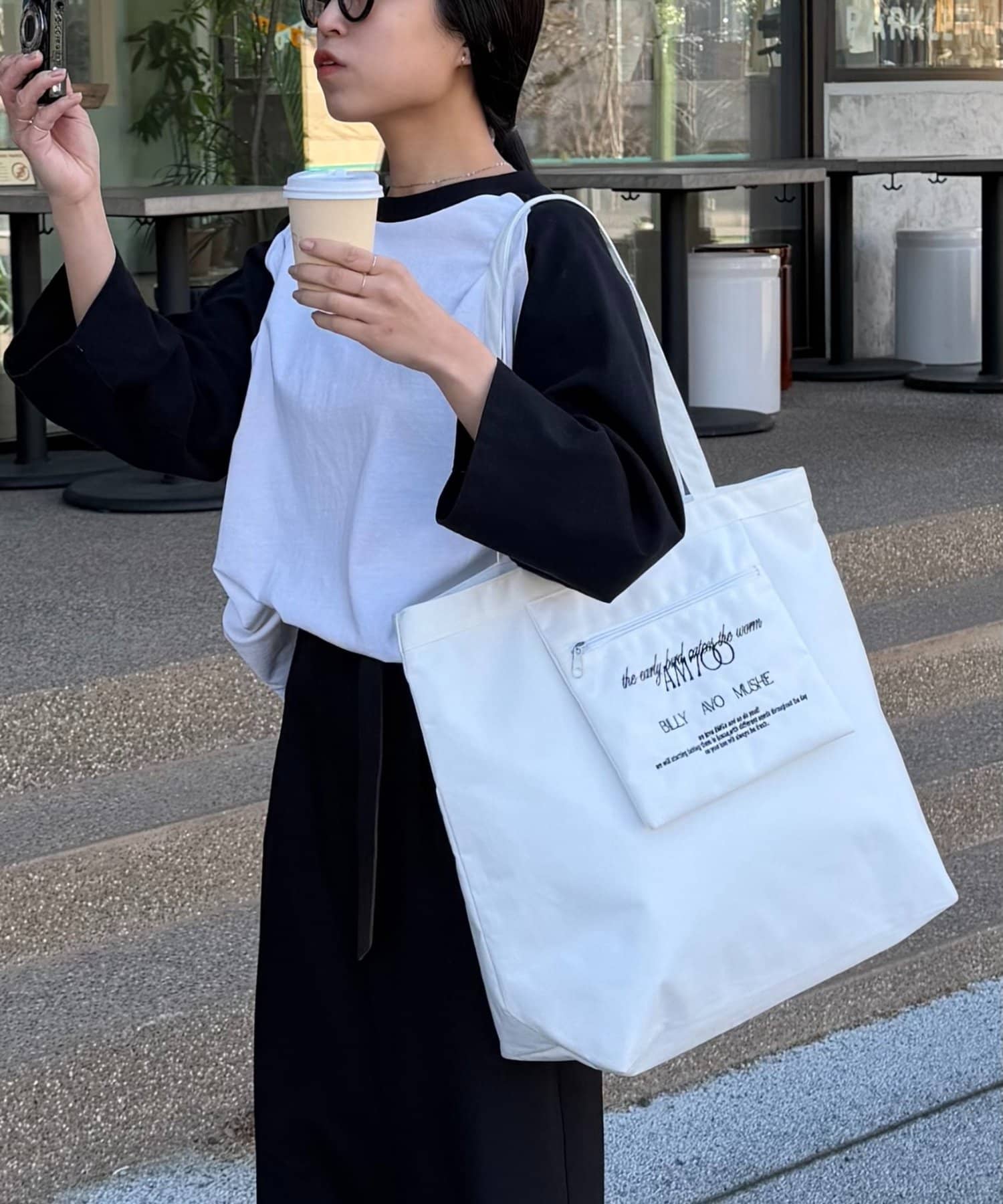 COLONY 2139(コロニー トゥーワンスリーナイン) 【LEI企画】撥水アウトポケットトートバッグ