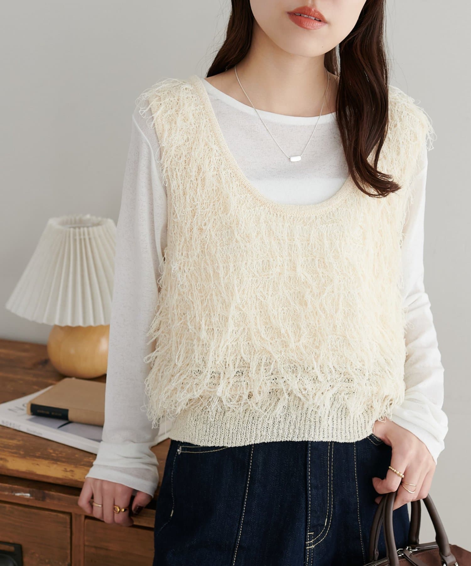 DISCOAT(ディスコート) 【SS先行予約】ループヤーンベスト