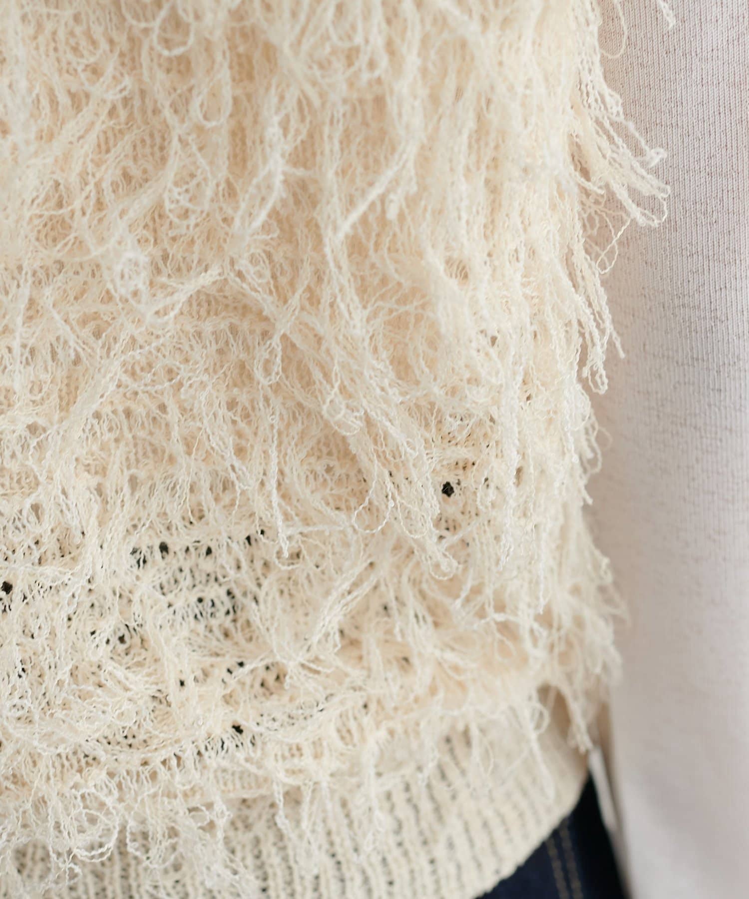 DISCOAT(ディスコート) 【SS先行予約】ループヤーンベスト