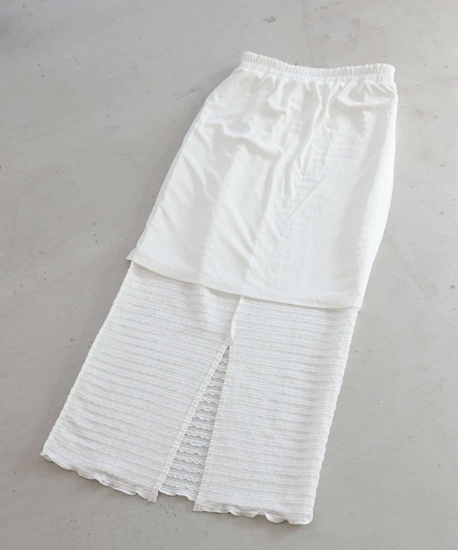 DISCOAT(ディスコート) 【SS先行予約】ミニフリルナロースカート