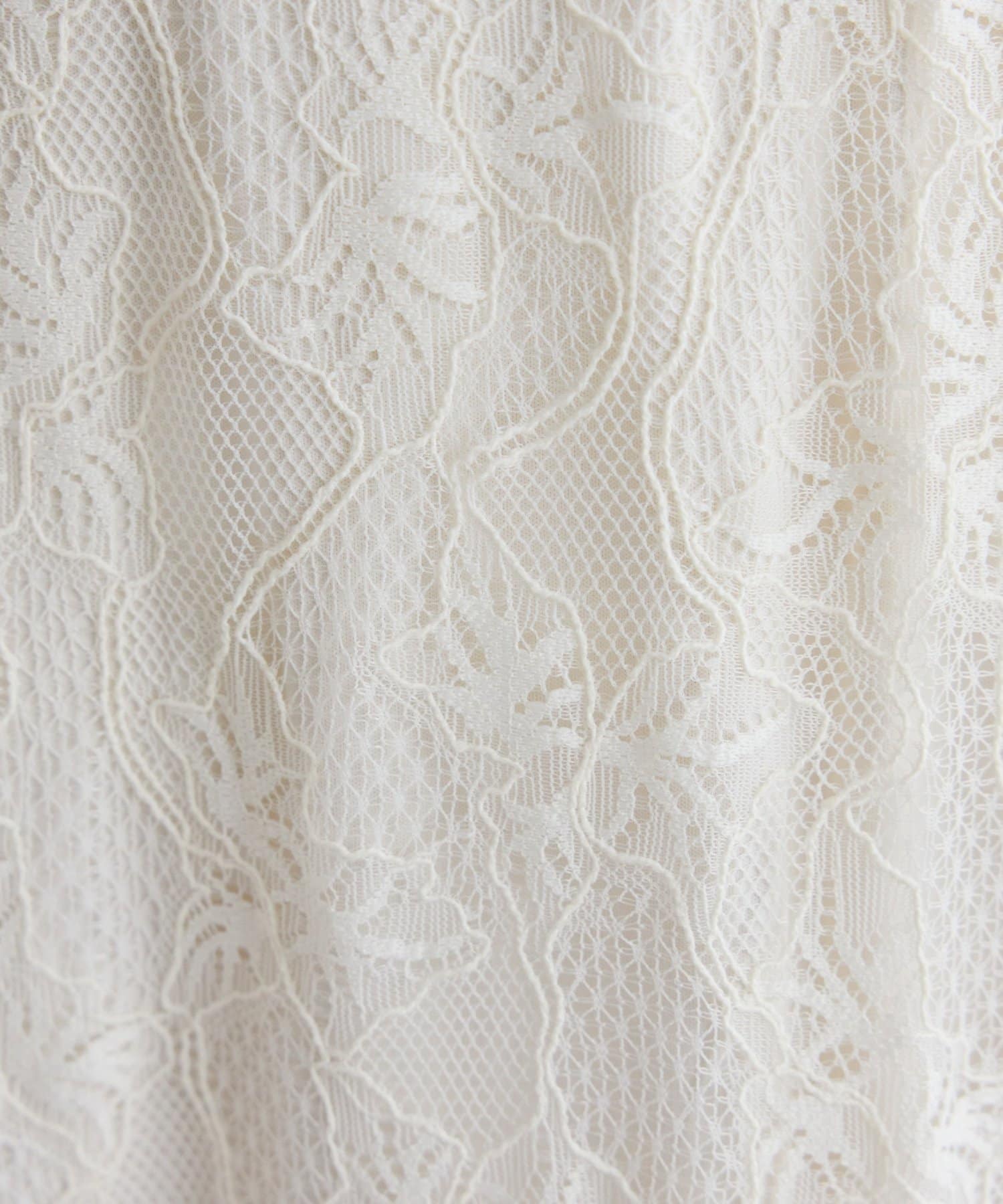 DISCOAT(ディスコート) 【SS先行予約】レース切替ギャザースカート