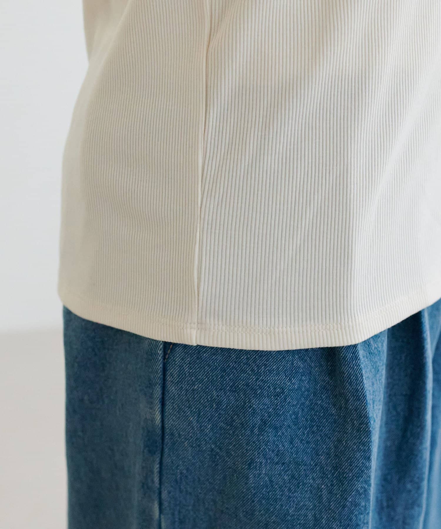 DISCOAT(ディスコート) 【今すぐ活躍/万能インナー/9色展開】リブ袖口ボタンロングスリーブ《WEB限定カラーあり》