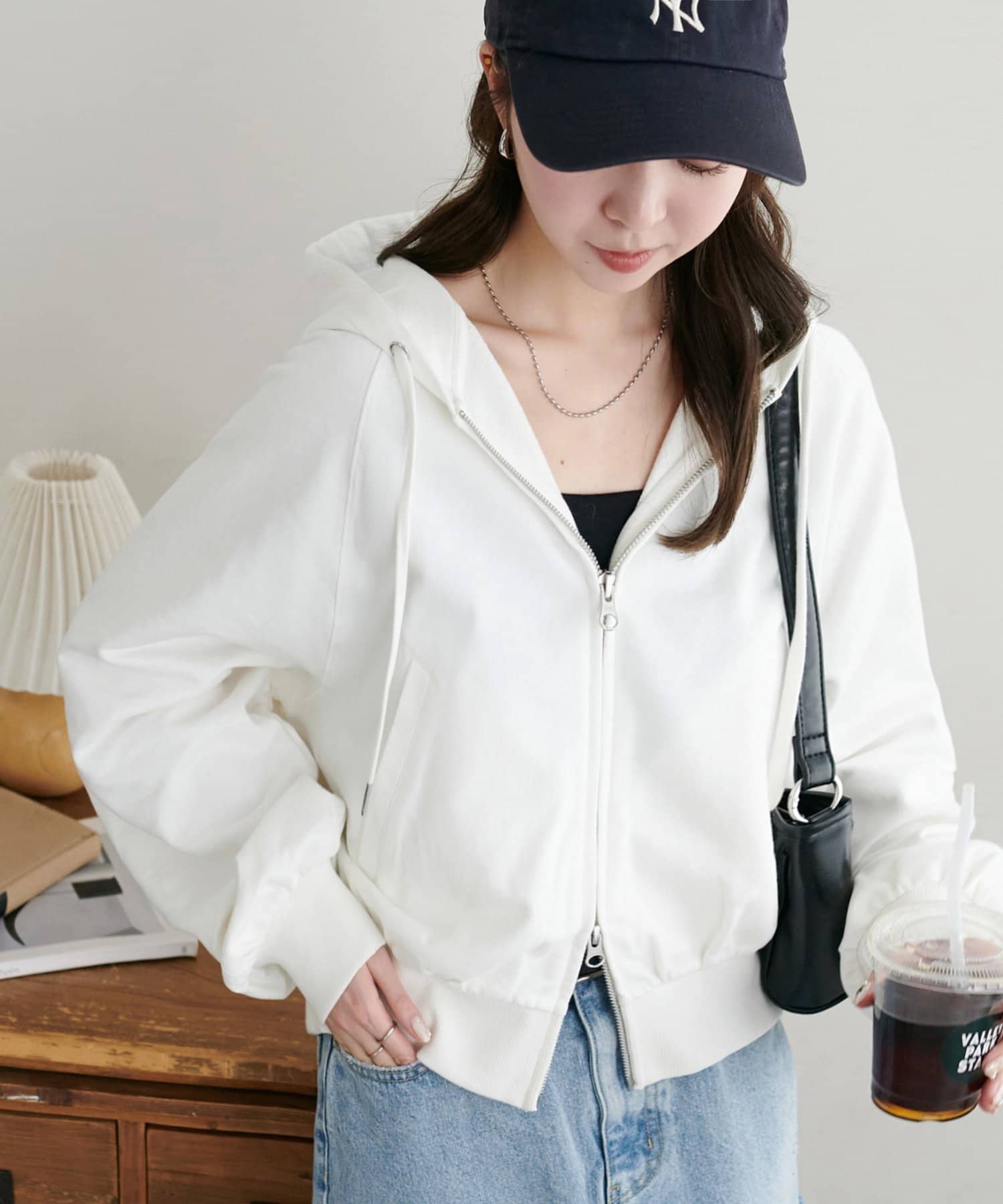 DISCOAT(ディスコート) 【SS先行予約】裏毛Wジップパーカー