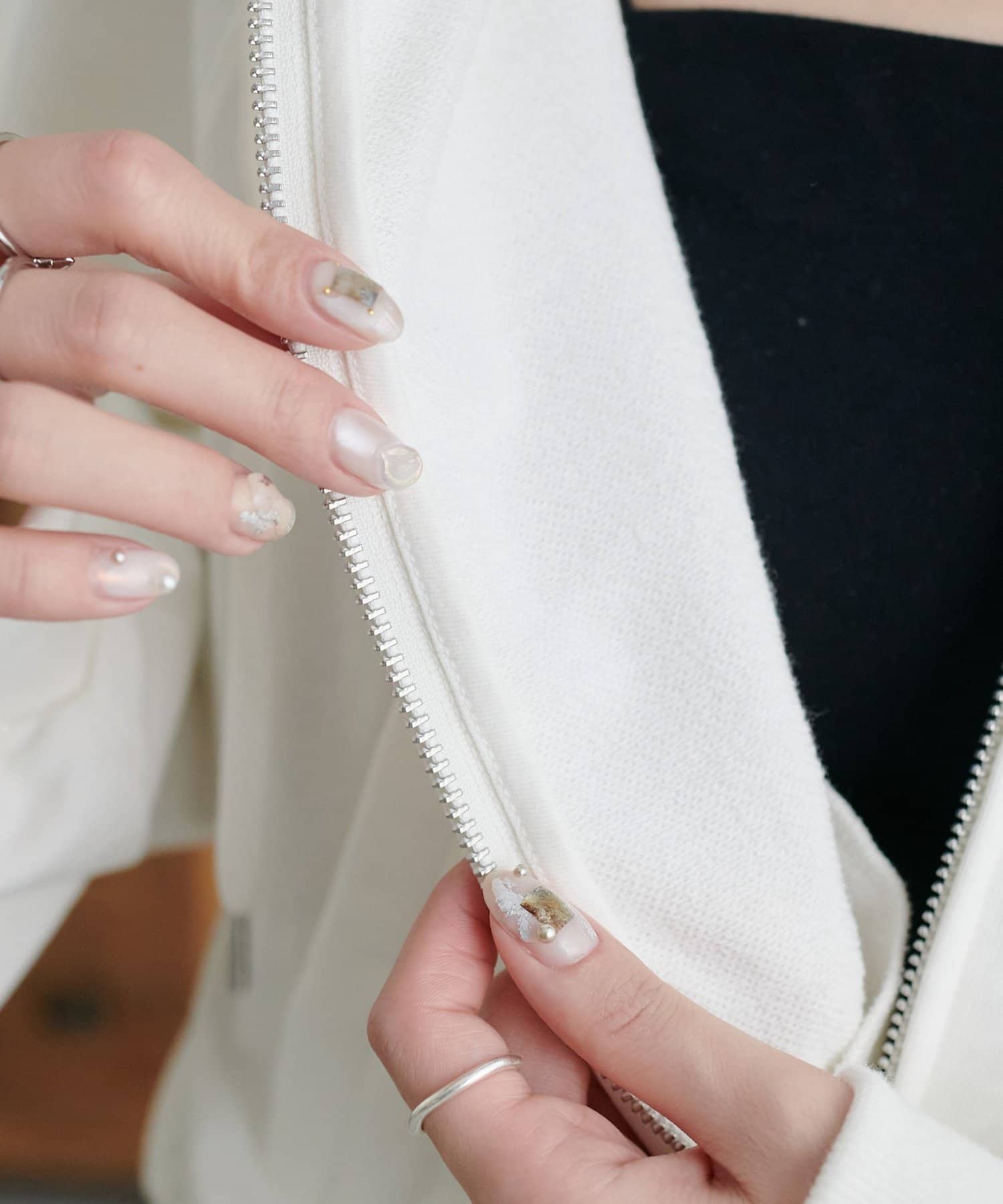 DISCOAT(ディスコート) 【SS先行予約】裏毛Wジップパーカー