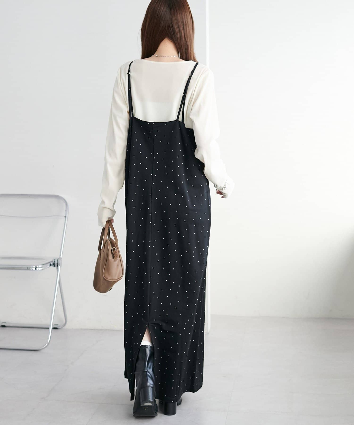 DISCOAT(ディスコート) スクエアカットキャミワンピース