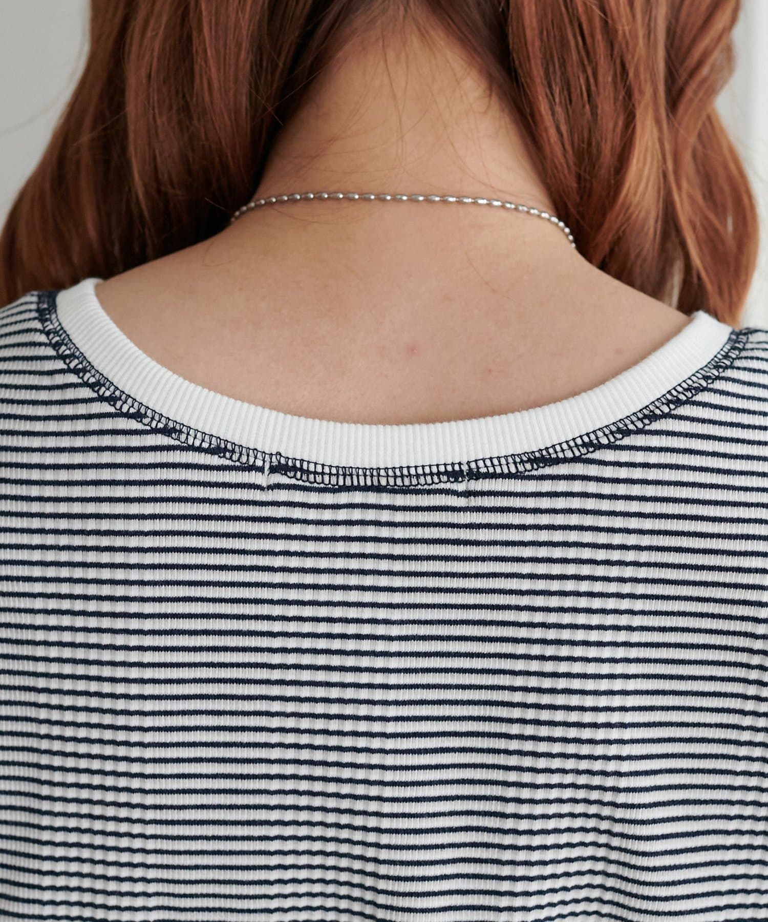 DISCOAT(ディスコート) リンガーボーダー5分袖