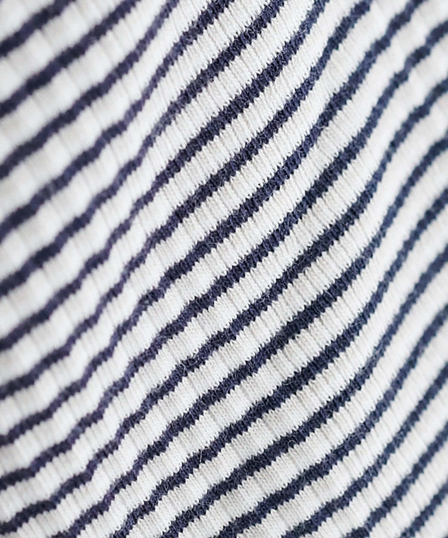 DISCOAT(ディスコート) リンガーボーダー5分袖