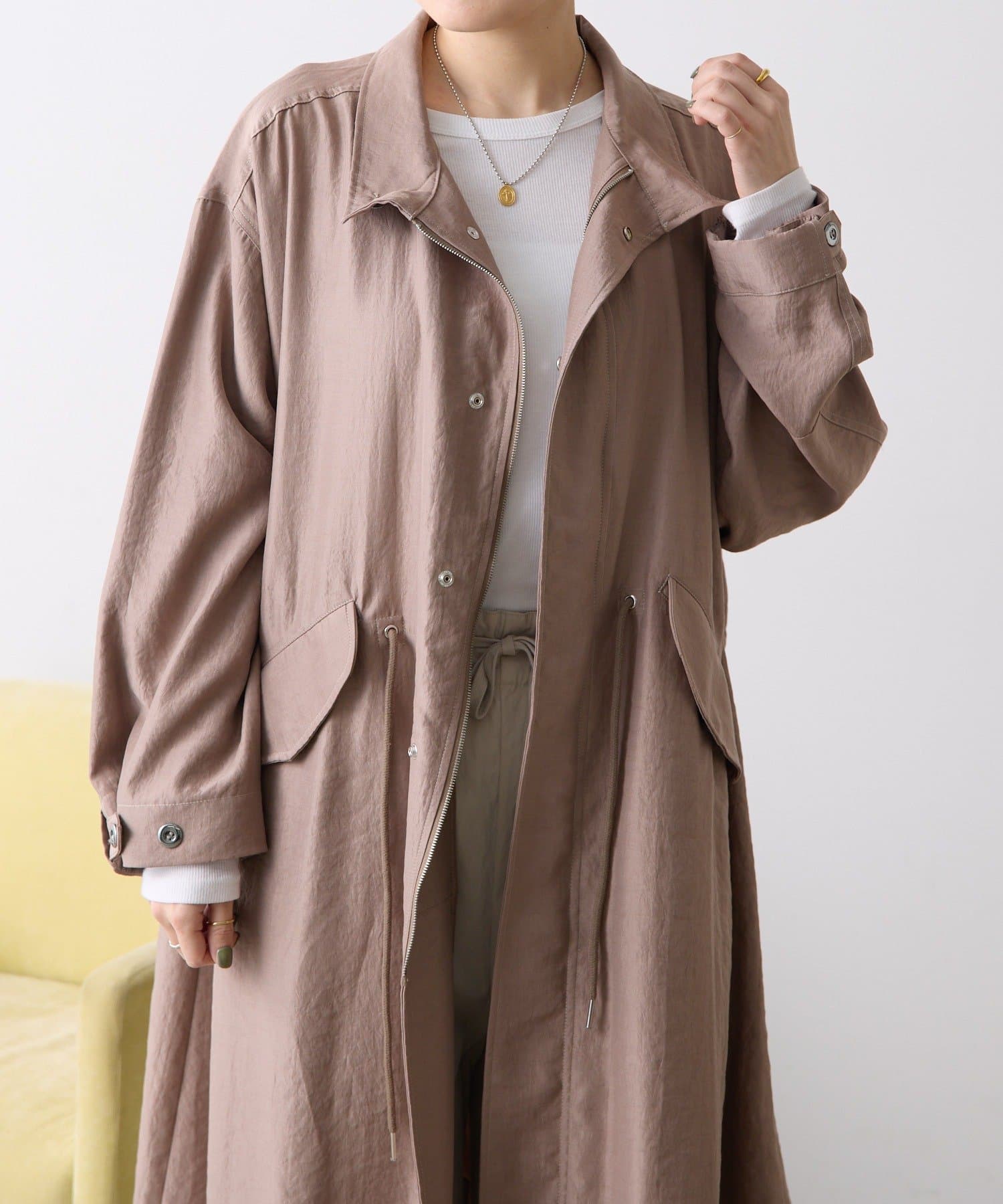 ear PAPILLONNER(イア パピヨネ) 《軽量》ステンカラーコート/アウター【SUM1 STYLE(スミスタイル)】