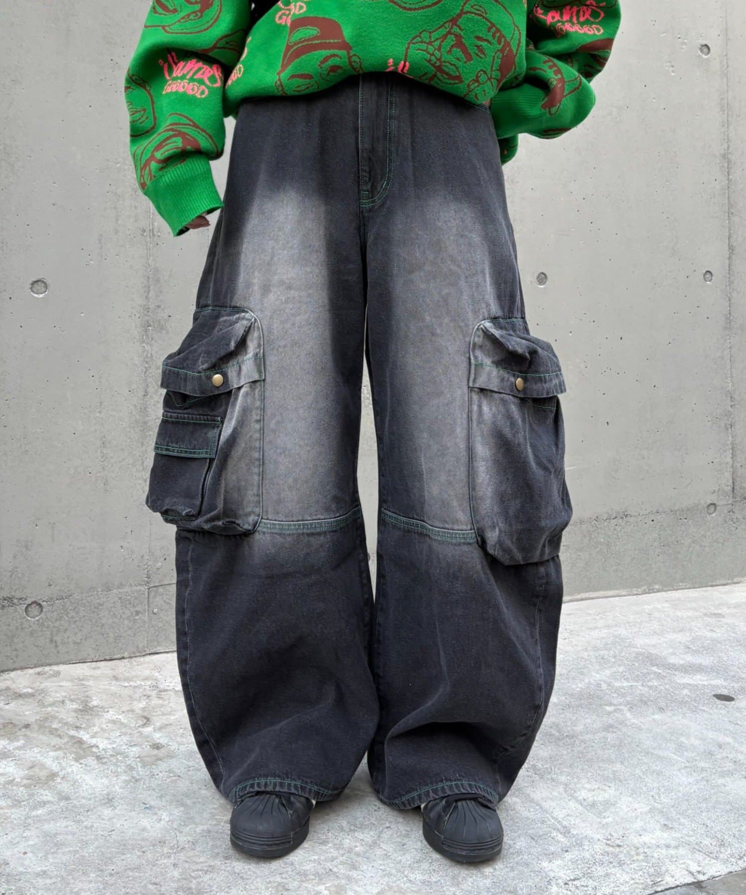 CIAOPANIC TYPY(チャオパニックティピー) 【SOUNDS GOOOOD】立体ポケットバレルデニム